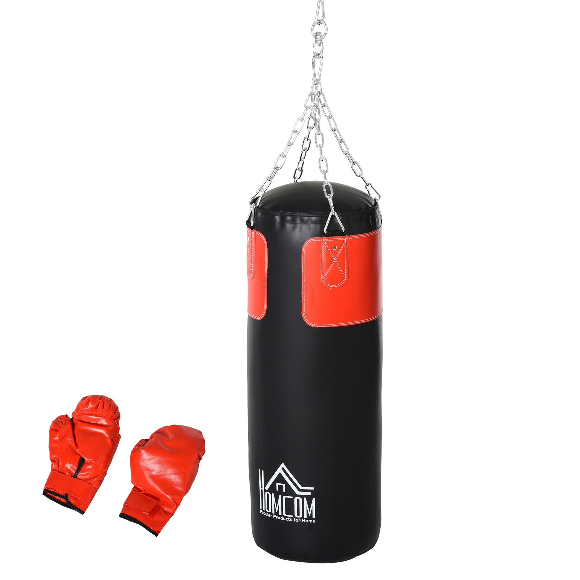 Sac de boxe Nancy's Table Rock - Set de boxe - Accessoires inclus - Noir / Rouge