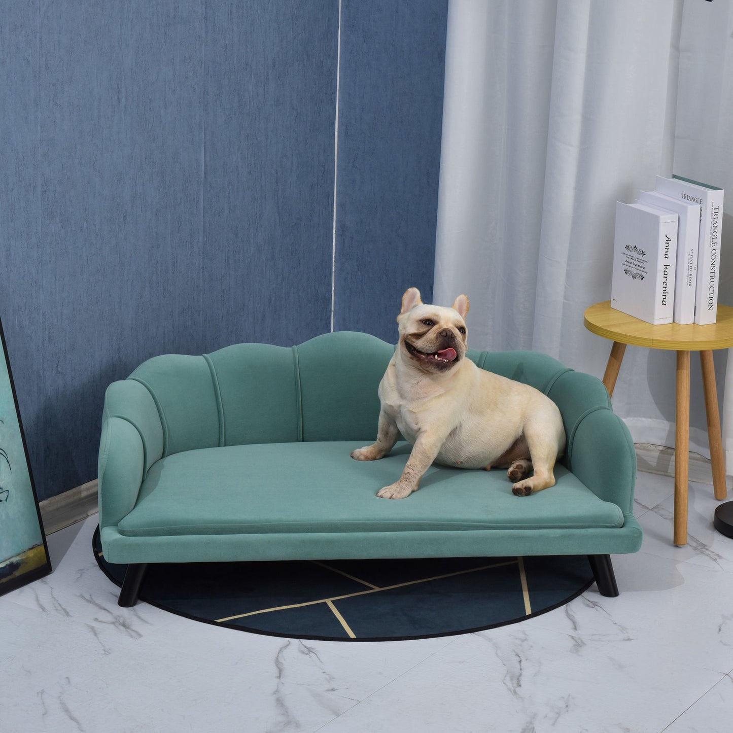 Nancy's Xcopen Dierenbank Hondenbank met rugleuning Hondenbed Zachte hoes