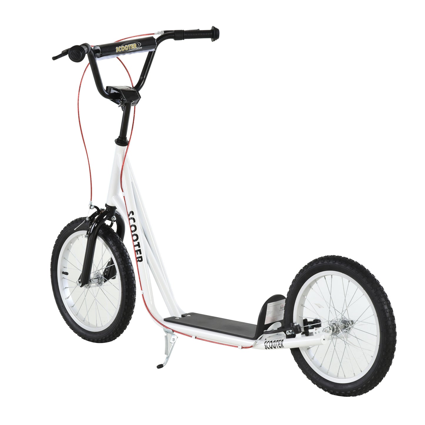 Nancy's Main River City step op luchtbanden - Wit - 139L x 58B x 90-96H cm