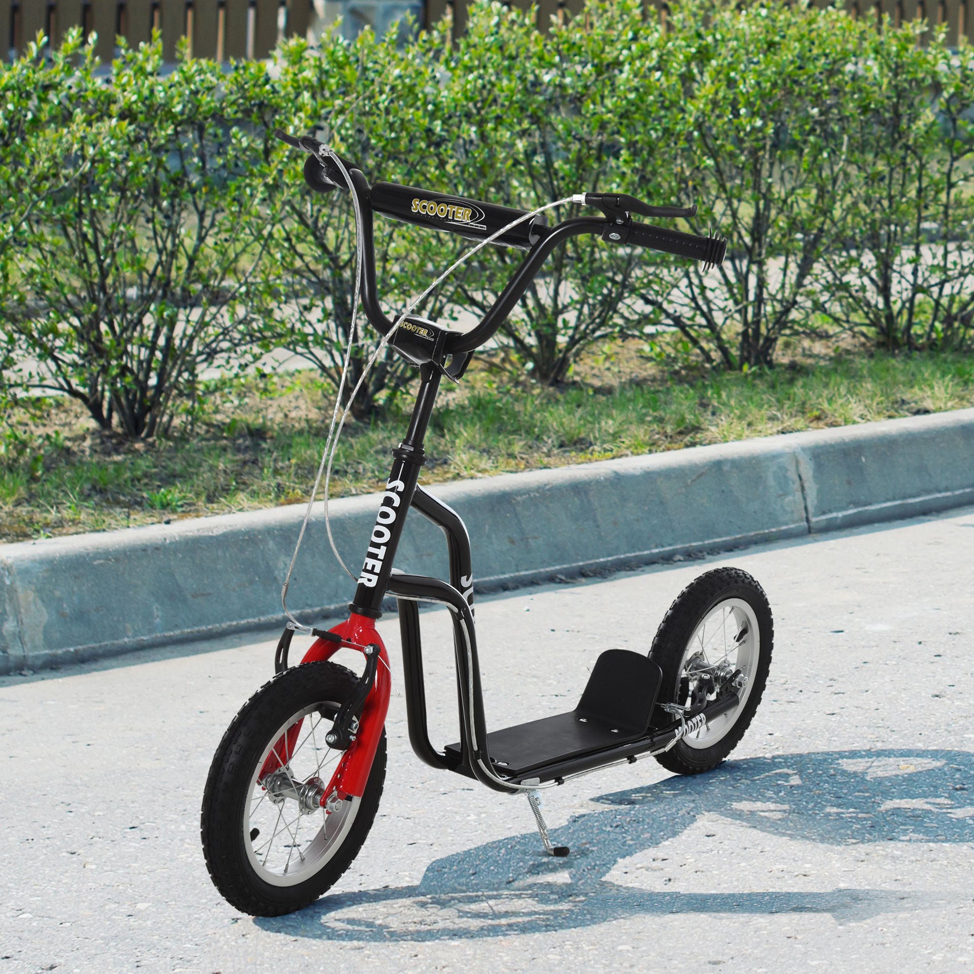 Nancy's Santa Cruz Scooter For Kids - Black - Steel, Aluminum, Rubber - 47.24 cm x 22.83 cm x 31.49 cm
