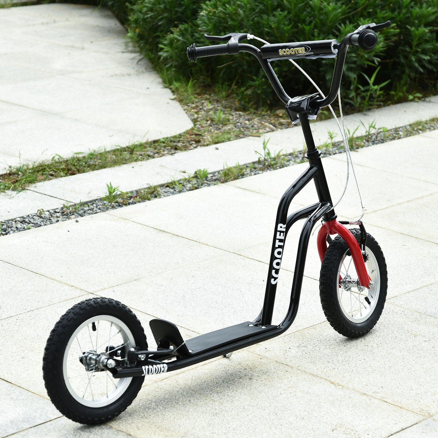 Nancy's Santa Cruz Scooter Voor Kinderen - Zwart - Staal, Aluminium, Rubber - 47,24 cm x 22,83 cm x 31,49 cm