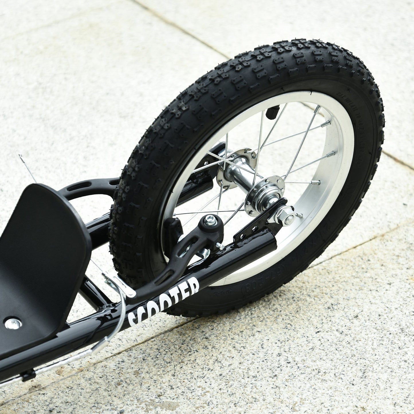 Nancy's Santa Cruz Scooter Voor Kinderen - Zwart - Staal, Aluminium, Rubber - 47,24 cm x 22,83 cm x 31,49 cm
