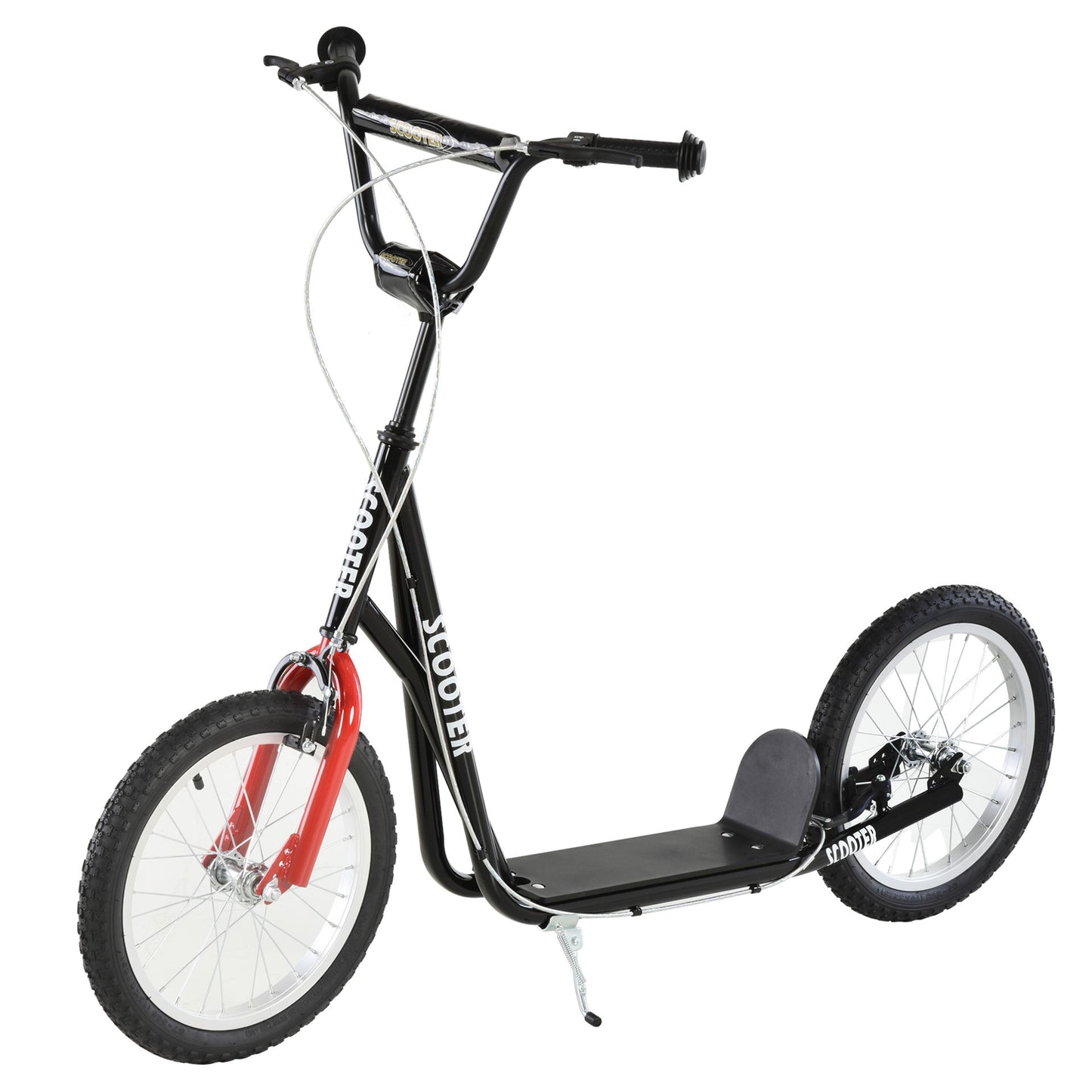 Nancy's Santa Rosa Scooter - Zwart - Staal, Alumminum, Rubber - 54,72 cm x 22,83 cm x 37,79 cm