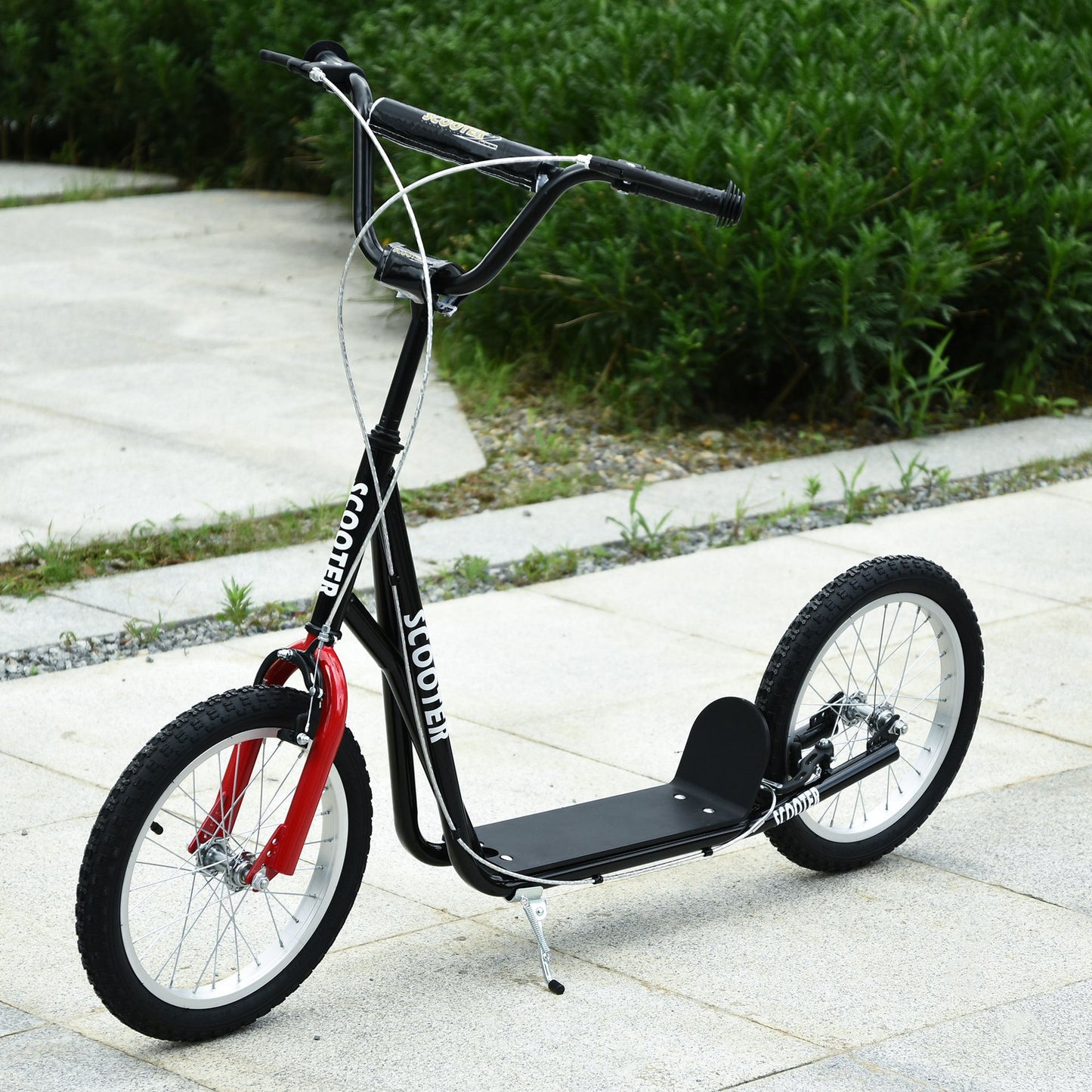 Nancy's Santa Rosa Scooter - Zwart - Staal, Alumminum, Rubber - 54,72 cm x 22,83 cm x 37,79 cm