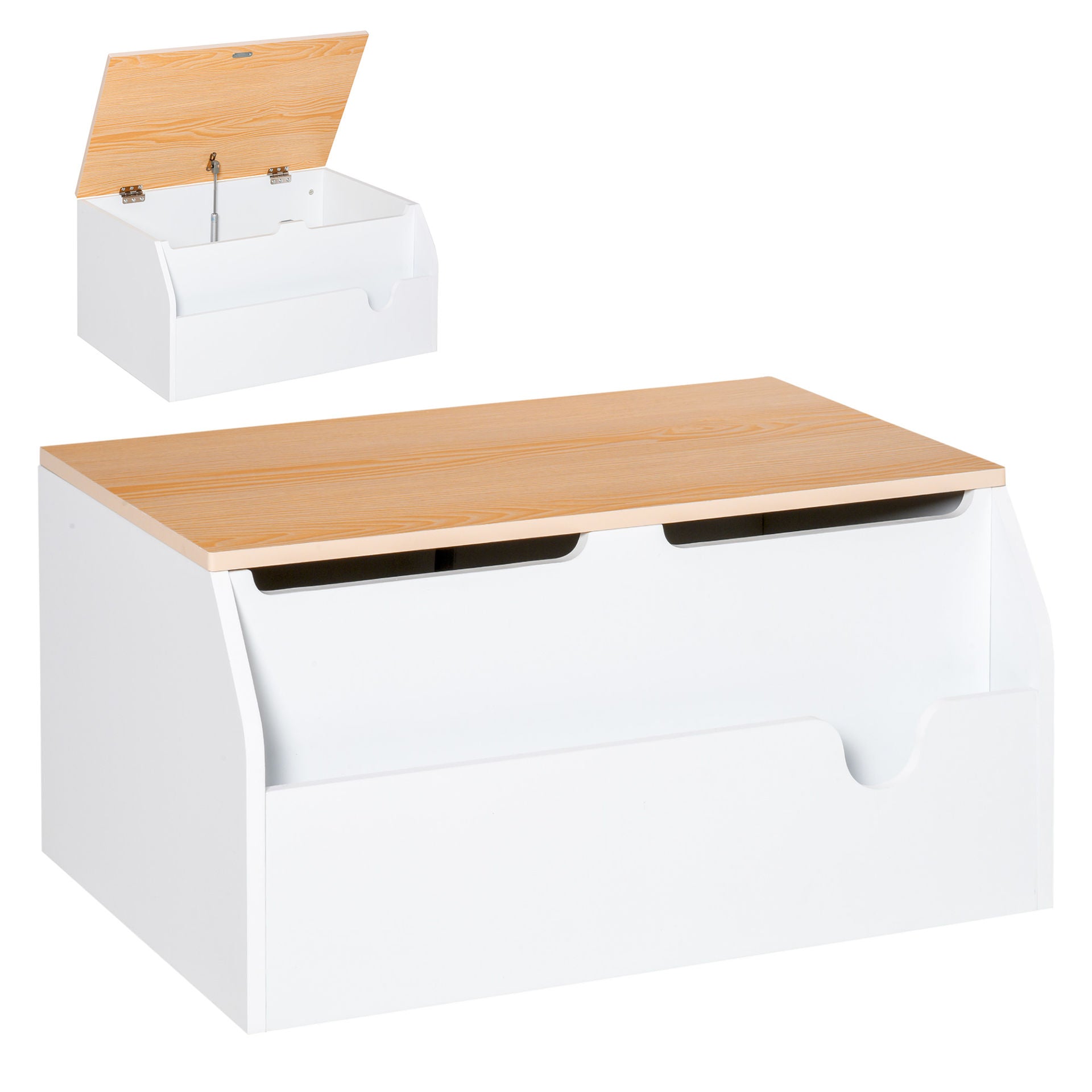 Nancy's Big Hill Kinderzitje Bank - Wit - Gefabriceerd Hout - 22,83 cm x 16,92 cm x 11,81 cm