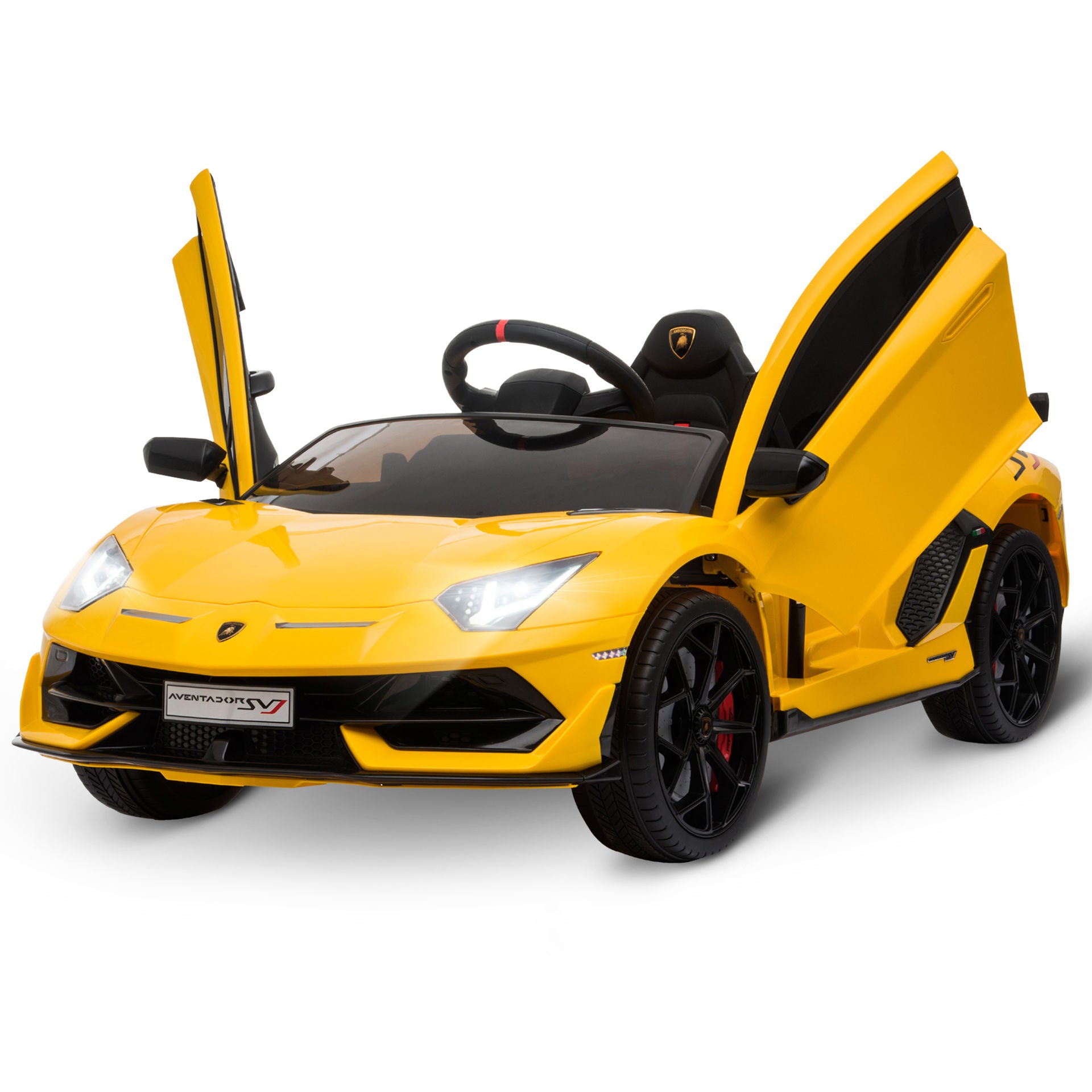 Voiture pour enfants Nancy's Boom Creek - Jaune - Pp, Métal - 123L x 66,5L x 45,5H cm
