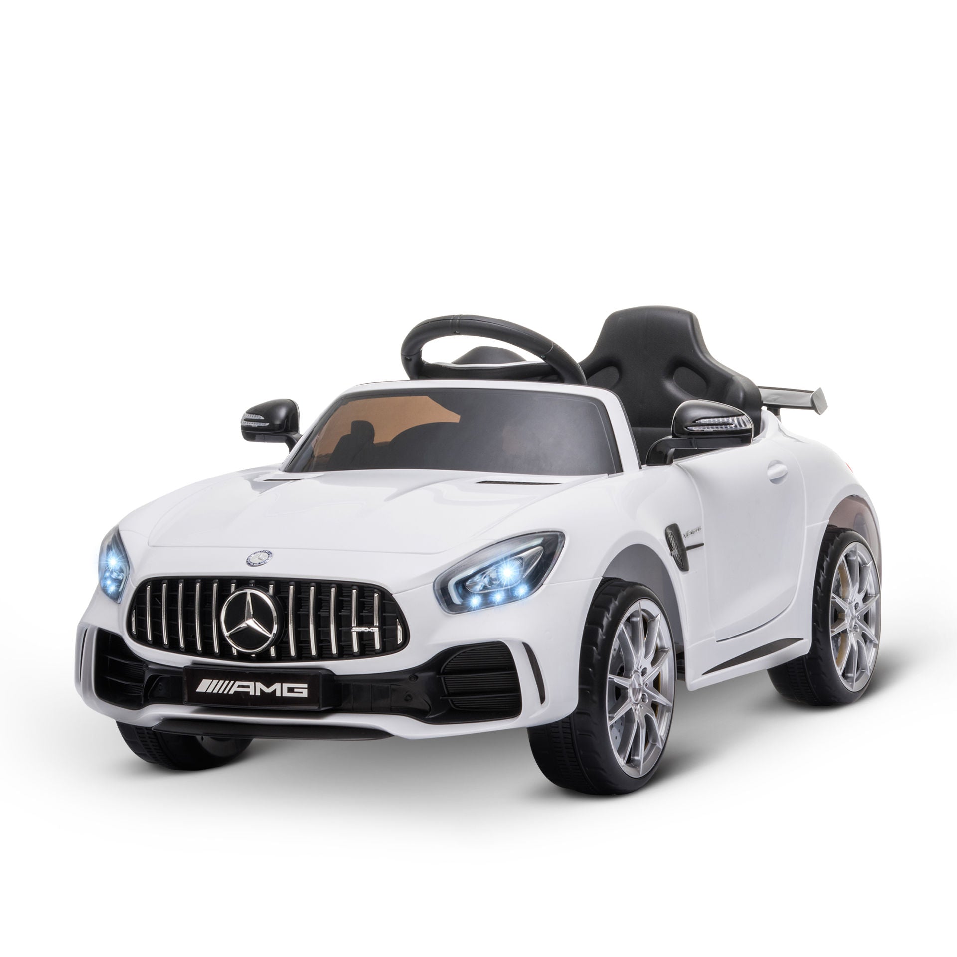 Nancy's Pusilha elektrisch Kindervoertuig - Wit - 105L x 58B x 45H cm