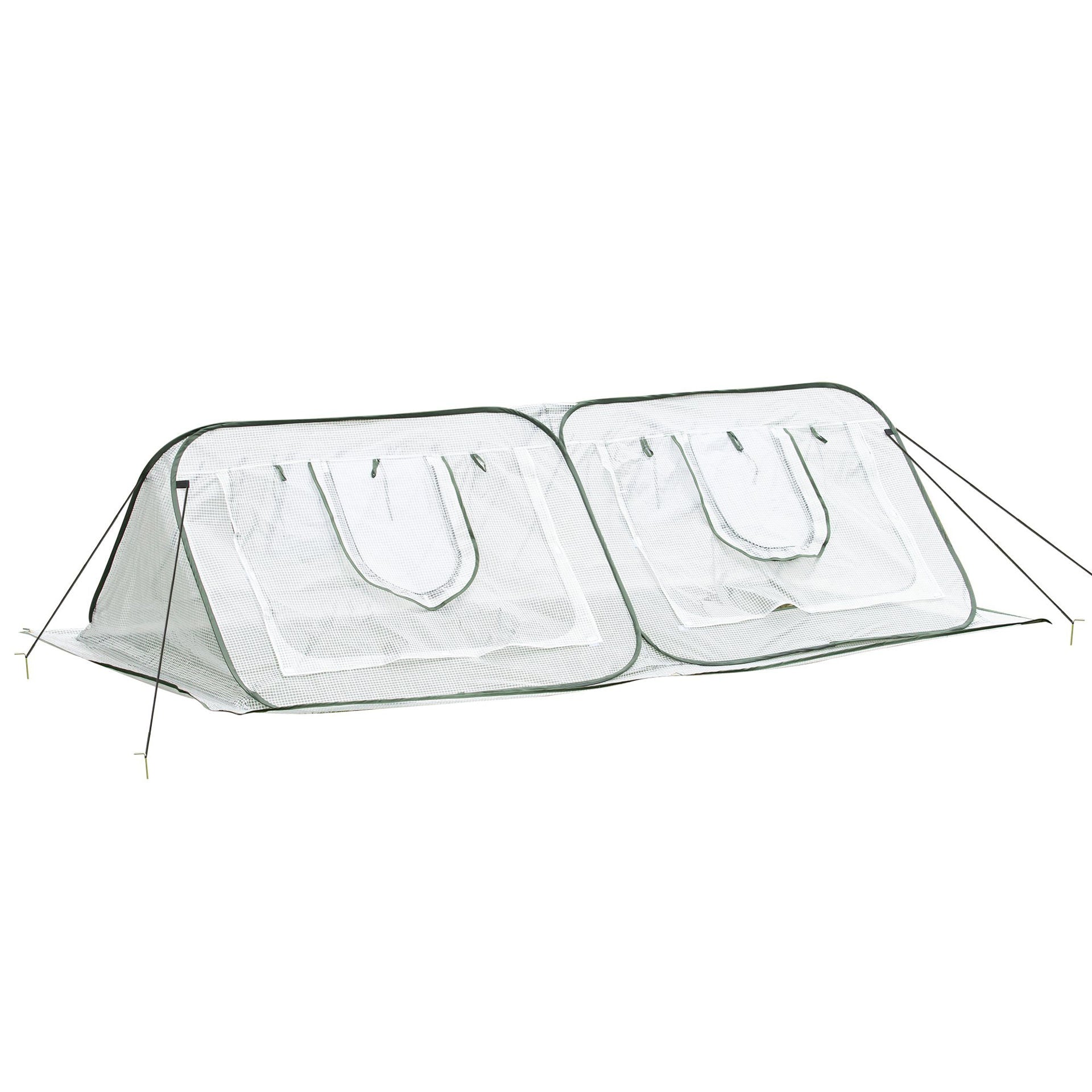 Nancy's 9 Stranden Pop-up Kas - Wit - Staal, Pe - 94,48 cm x 47,24 cm x 29,52 cm