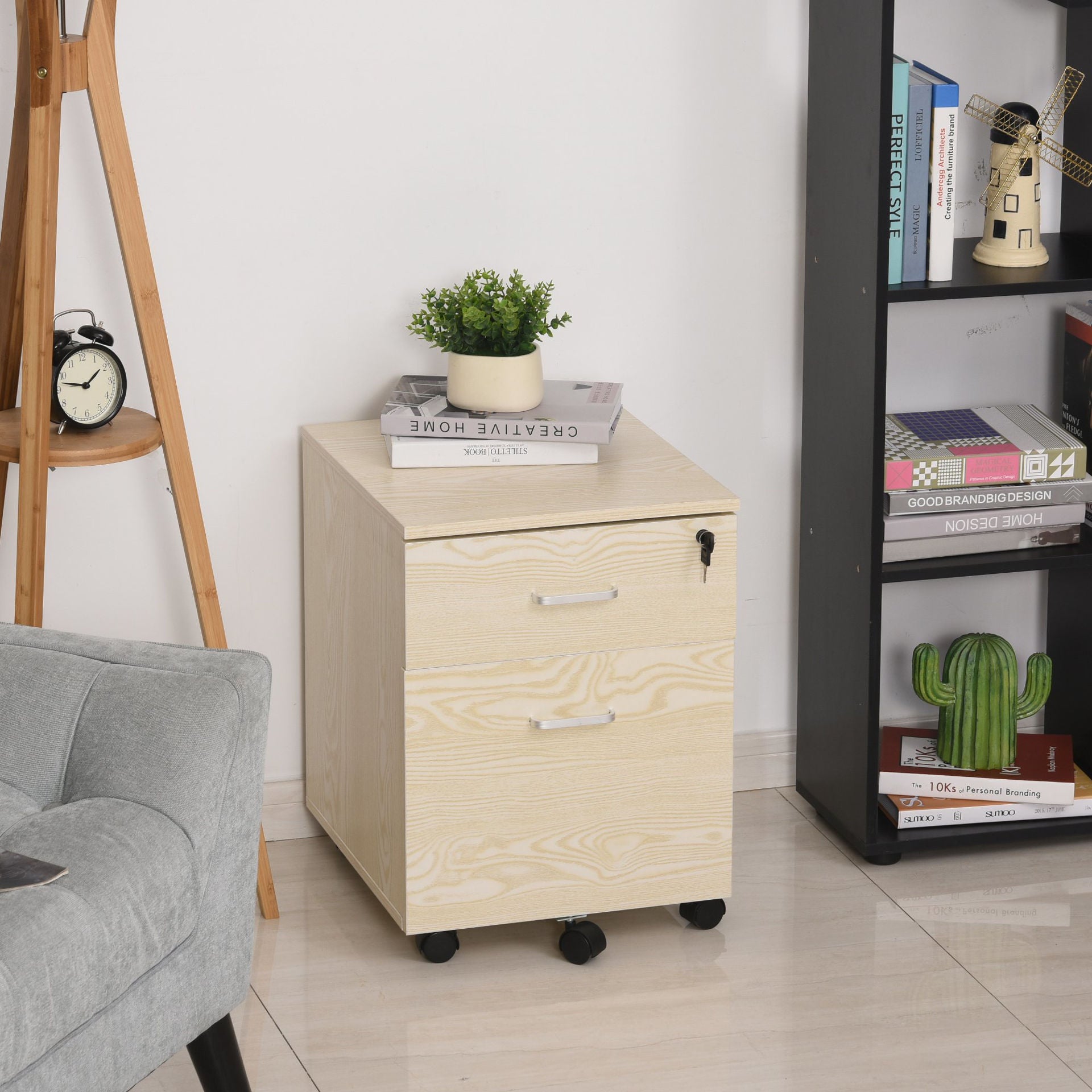 Nancy's The Crawl Archiefkast - Naturel - Spaanplaat - cm x 15,74 cm x 21,49 cm