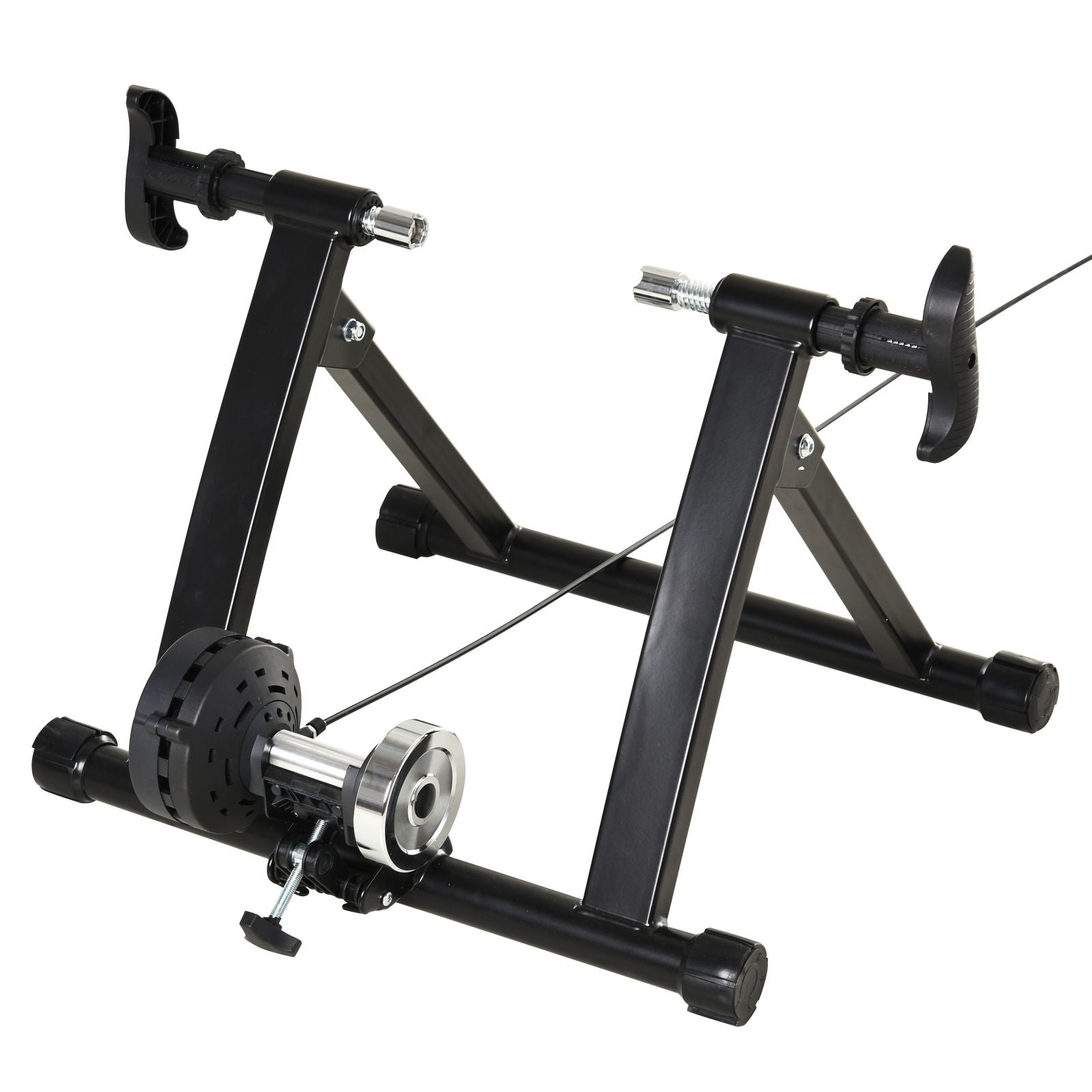 Nancy's Brooks Bicycle Trainer - Entraîneur à roulettes, 8 niveaux de résistance, pliable, pour 26-29''