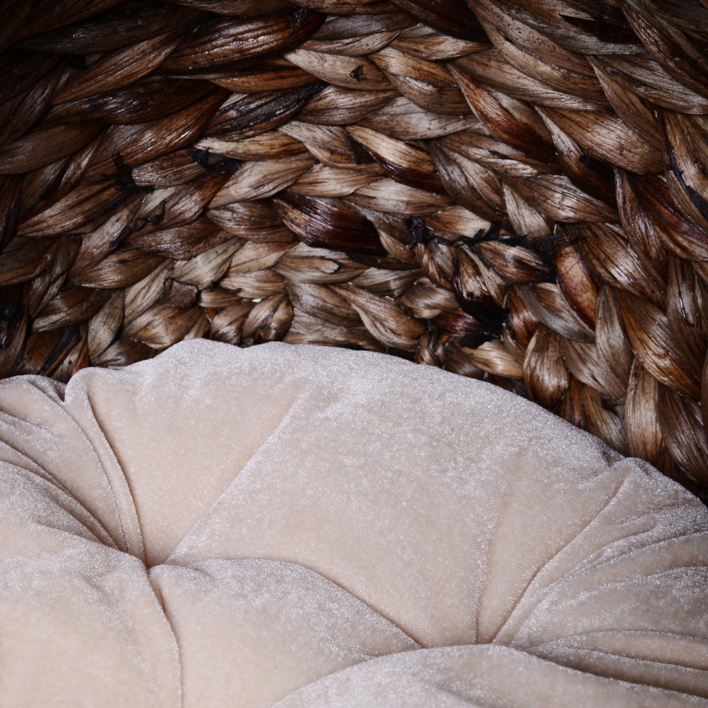 Nancy's Alden Lake Rotan kattenmand kattengrot kattenhut kattenbed met kussen