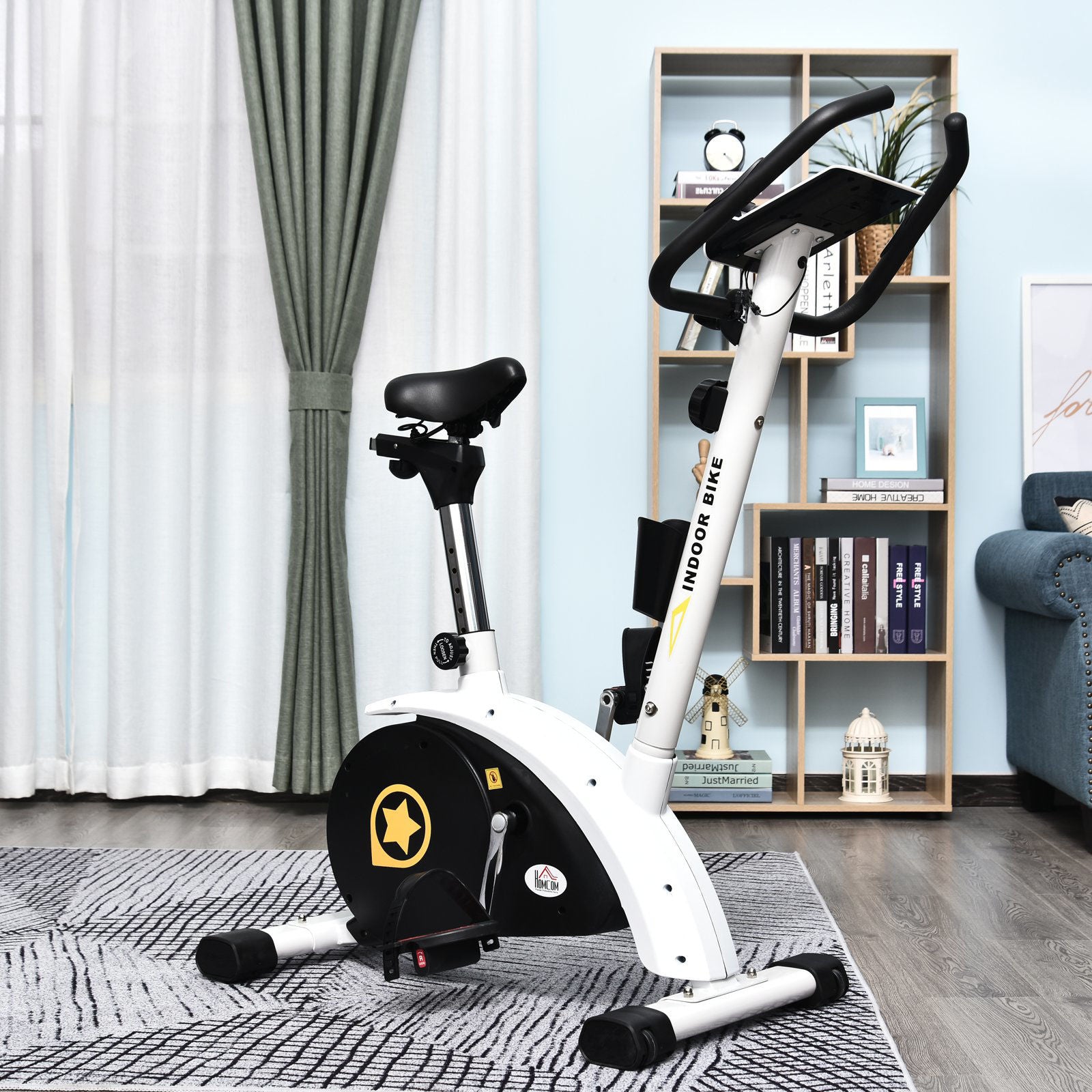 Nancy's Alexandra Hometrainer - Wit - Staal, Abs - 19,68 cm x 39,76 cm x 47,24 cm