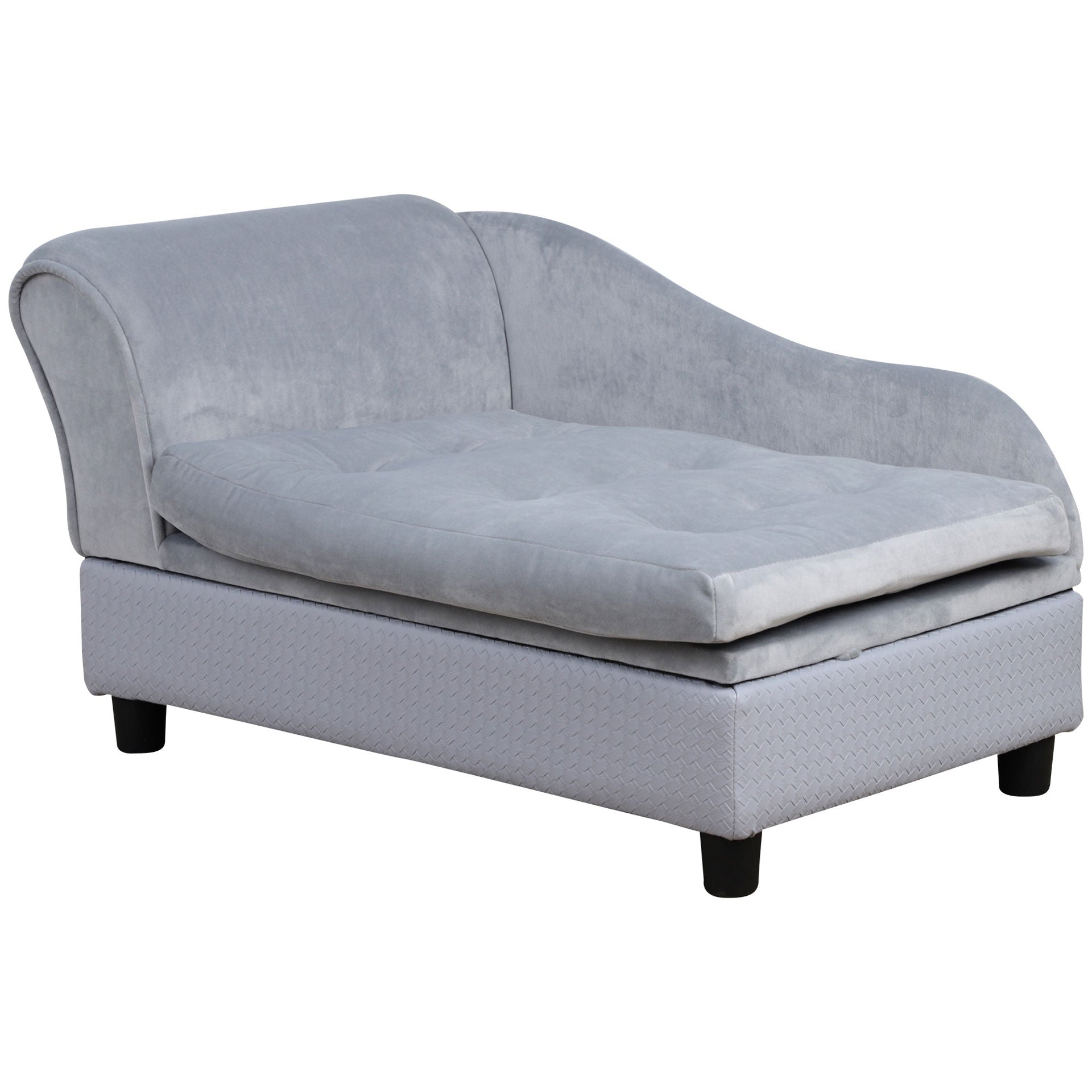 Canapé pour chien Nancy's Allouez avec tapis, lit pour chien, tapis pour chien, canapé pour chien avec espace de rangement