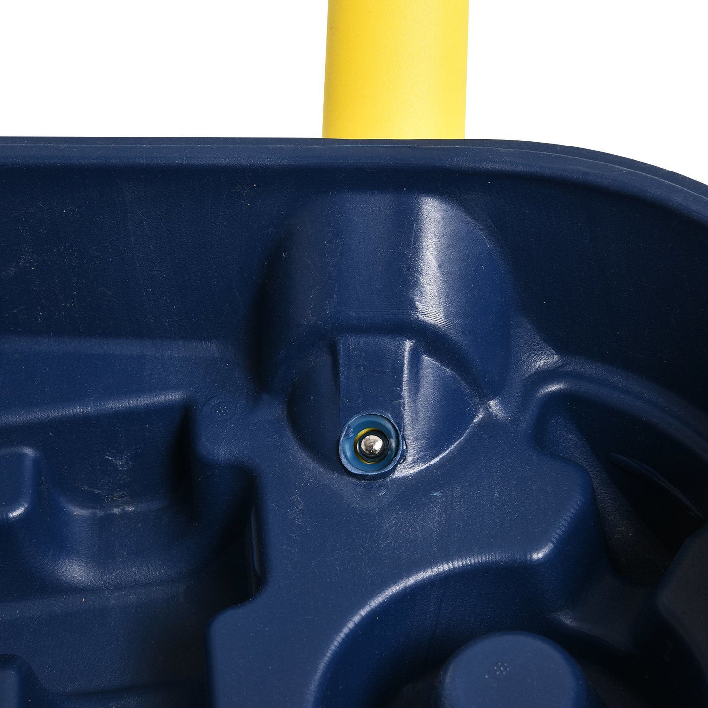 Nancy's Alpena Badmintonnet met standaard - Badminton Set - Inclusief 4 Badmintonrackets - Geel / Blauw - ± 285 x 30 x 160 cm