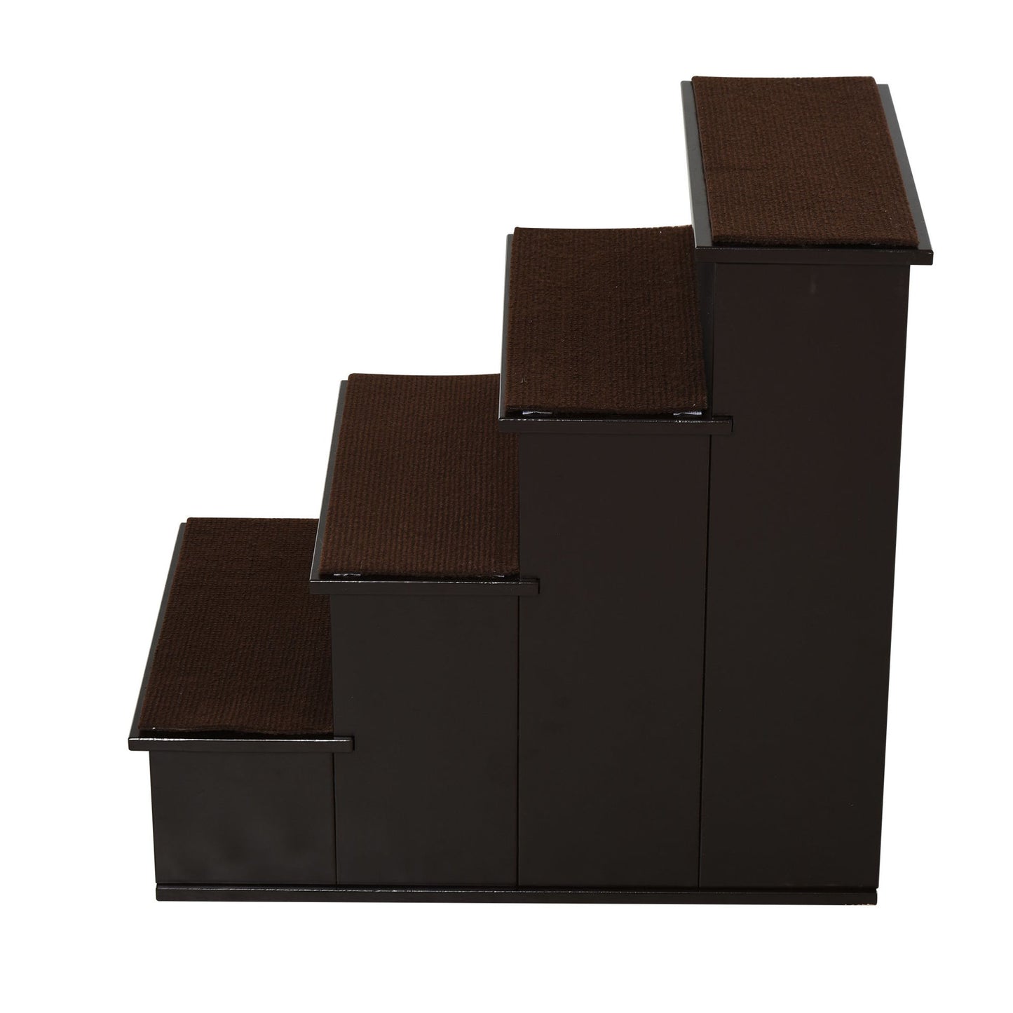Nancy's Alport Dierentrap 4-staps hondentrap kattentrap instaphulp met antislipmat huisdierentrap voor auto bed bank