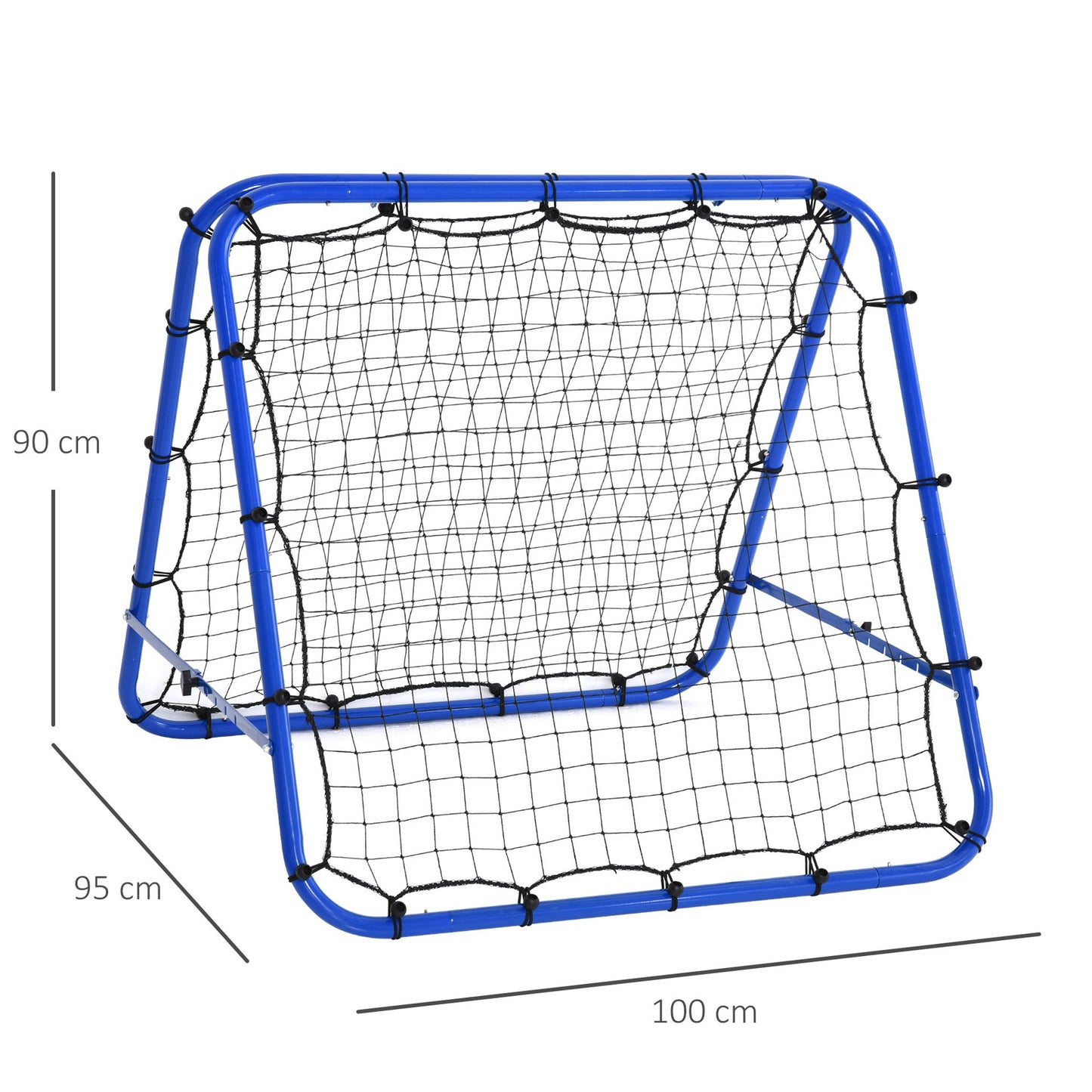 Nancy's Alto Voetbal rebounder Kickback doel Rebound muur Net dubbelzijdige rebound Instelbaar in 5 niveaus