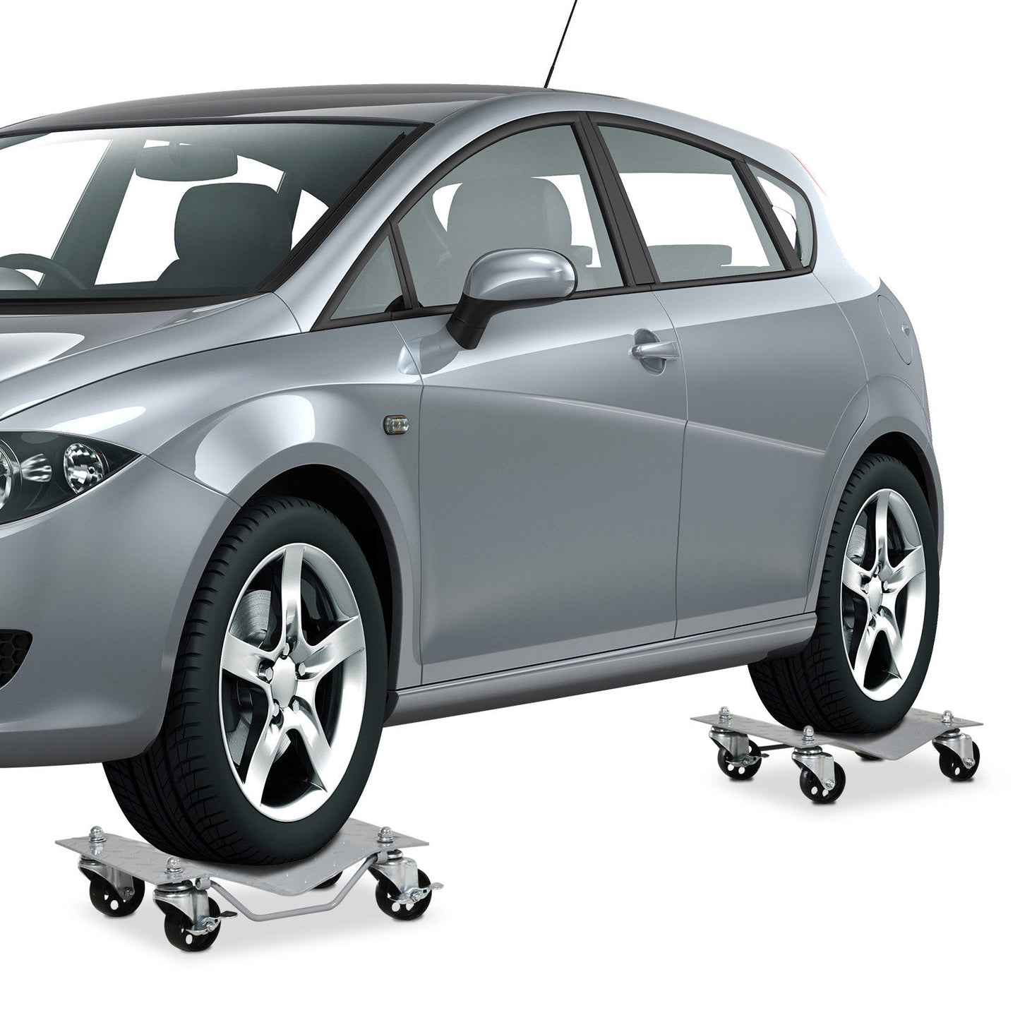 Nancy's Alton Lake Manoeuvreervijzels - Manoeuvreerkrik - Manoeuvreerhulp - Set van 2 - Grijs - Staal