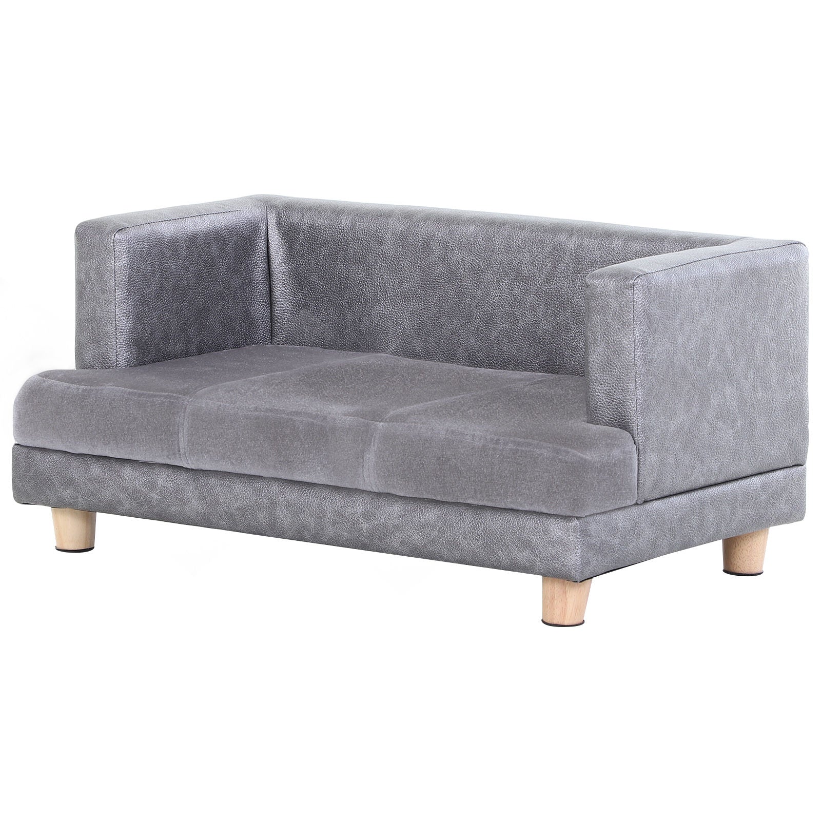 Nancy's Amberley Hondensofa, sofa voor huisdieren, hondenbed, hondenmat, kunstleer, kort pluche