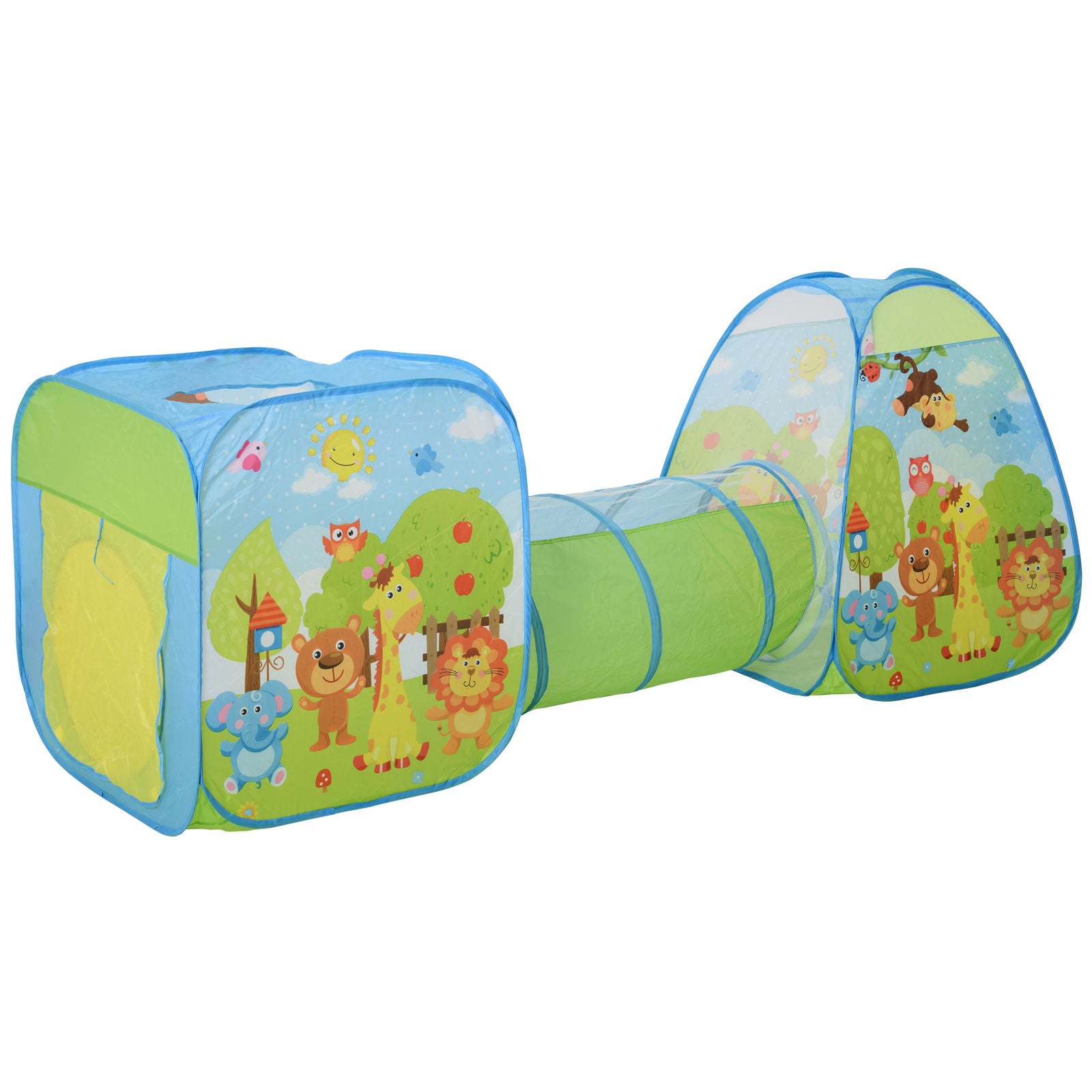 Tente de jeu Nancy's Andys Cove - Tunnel de jeu - Vert - Polyester, Acier