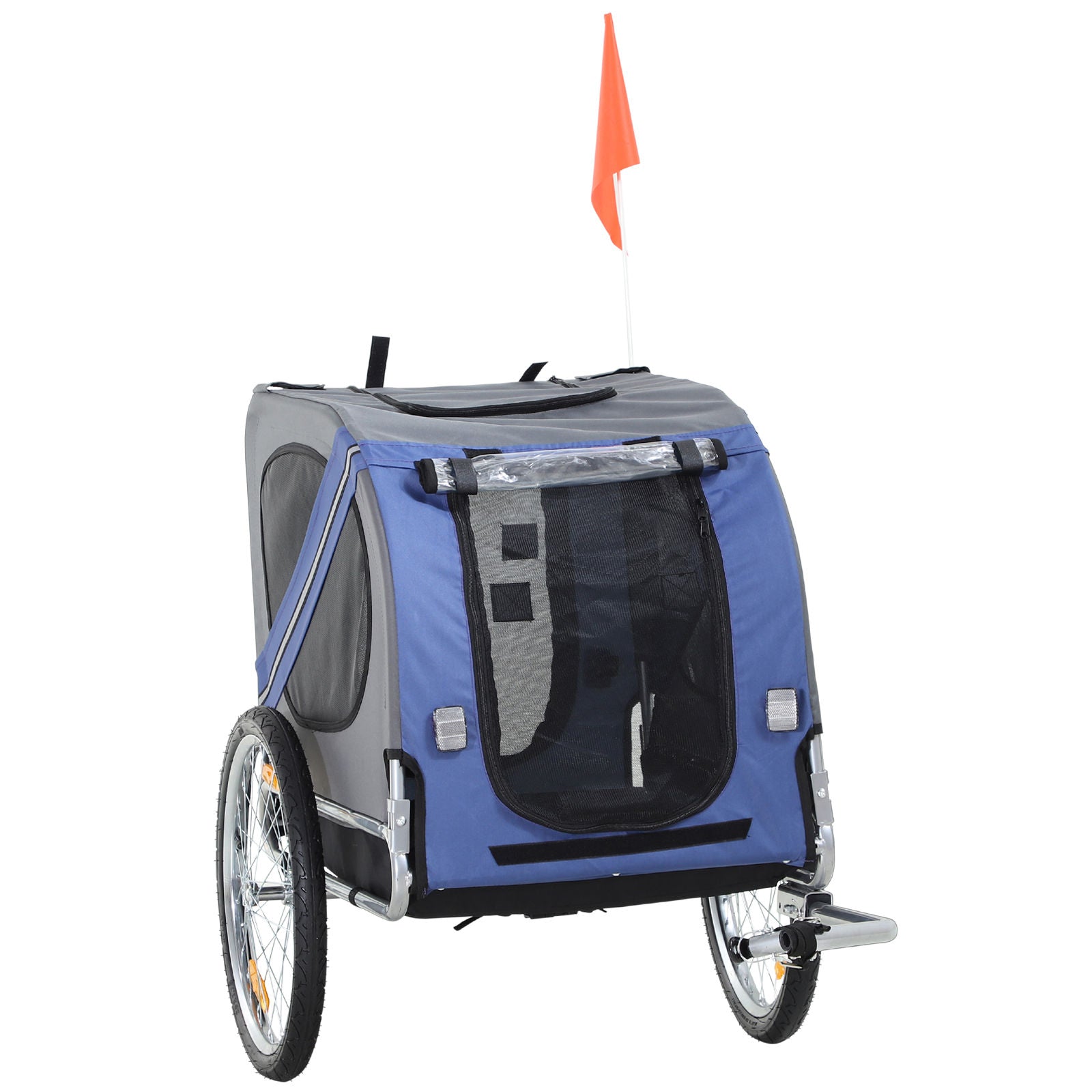 Nancy's Apex Lake Dog Trailer - Gris, Bleu - Oxford, Tissu, Métal - 51,181 cm x 28,74 cm x 35,43 cm