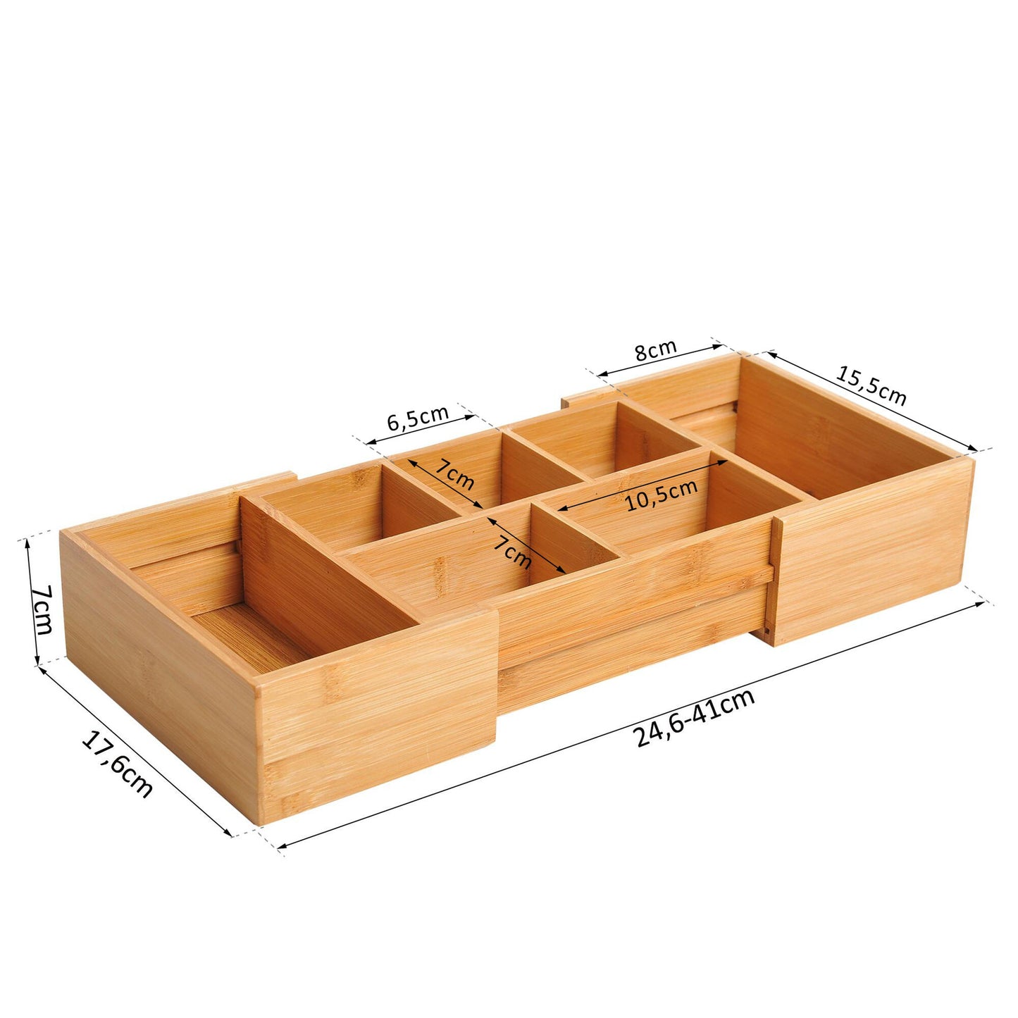 Nancy's Archer Lade Organizer - Speelgoed Organizer - Bamboe - ± 25 x 15 x 10 cm