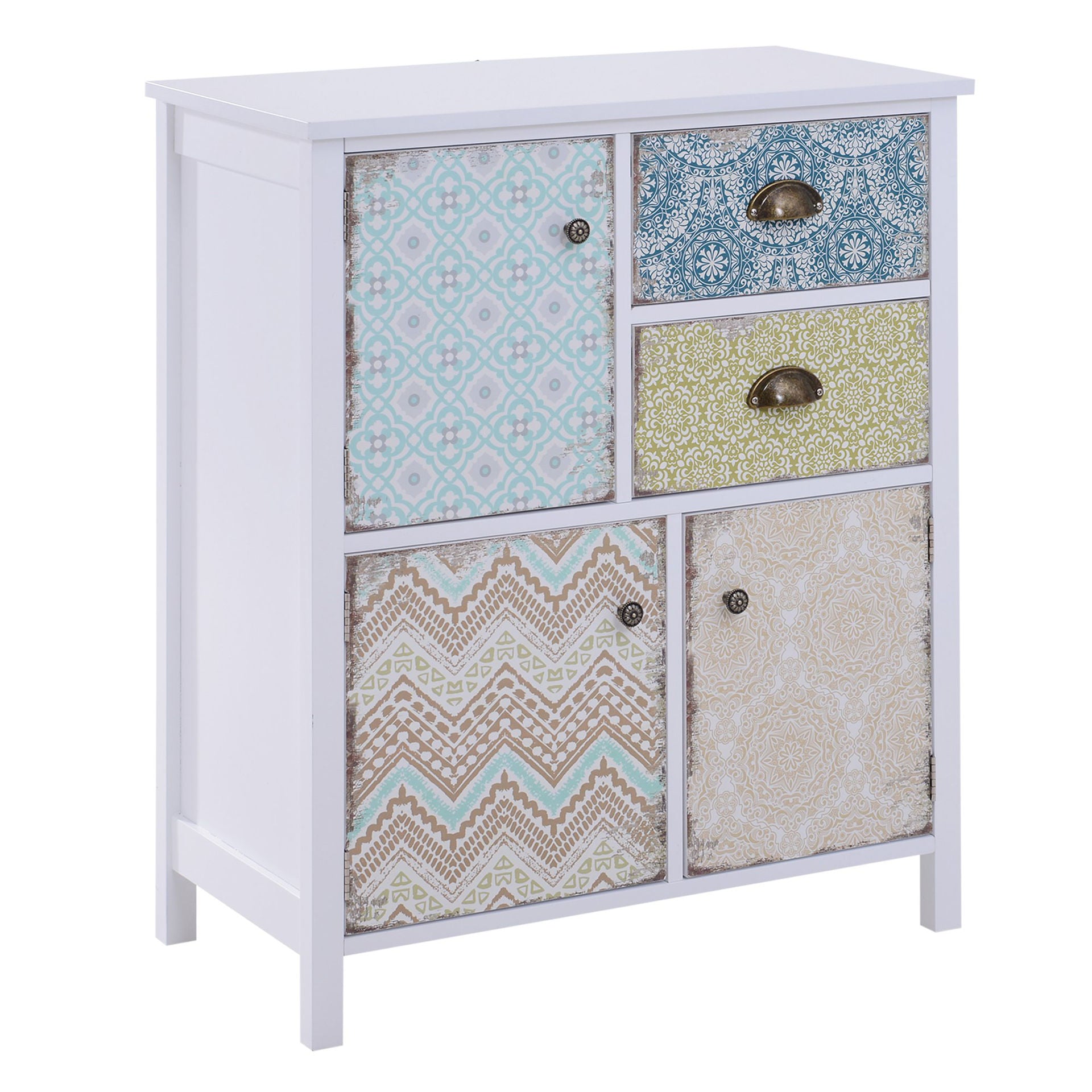 Nancy's Arden DressoirKast - Wit - Hout, Mdf - 26,77 cm x 13,39 cm x 31,5 cm