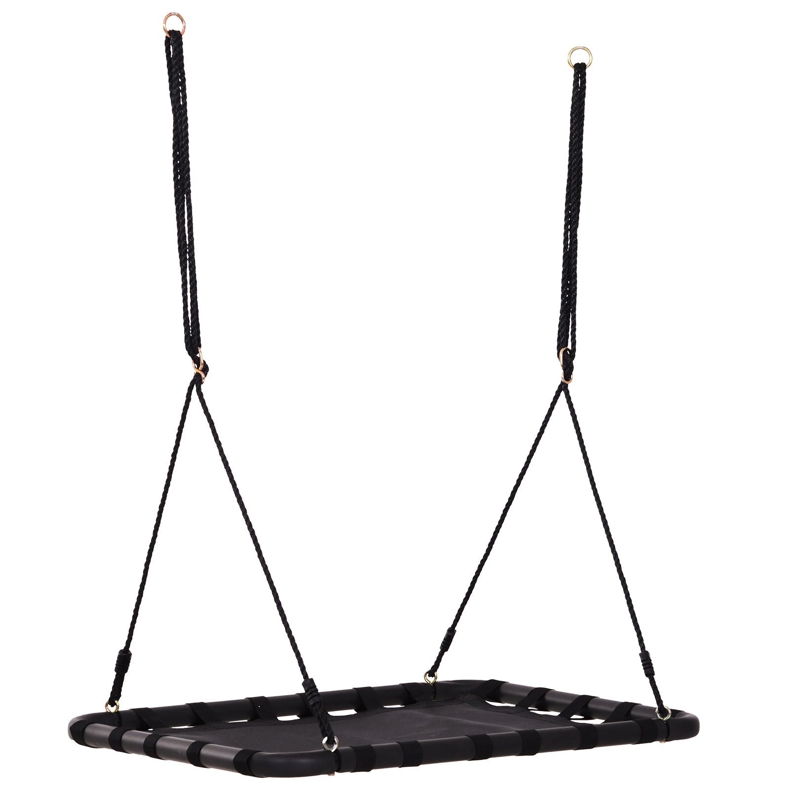 Nancy's Argentia Nest Swing - Zwart - Metaal, Mesh - 39,37 cm x 29,92 cm x 1,57 cm