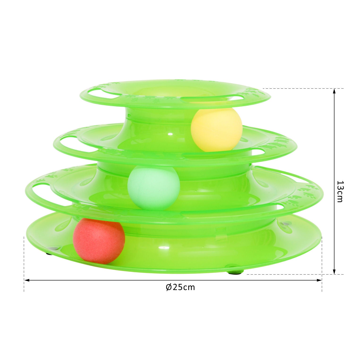 Nancy's Armadale Cats Play Tower - Groen - Huisdier - 9,84 cm x 6,3 cm x 5,12 cm
