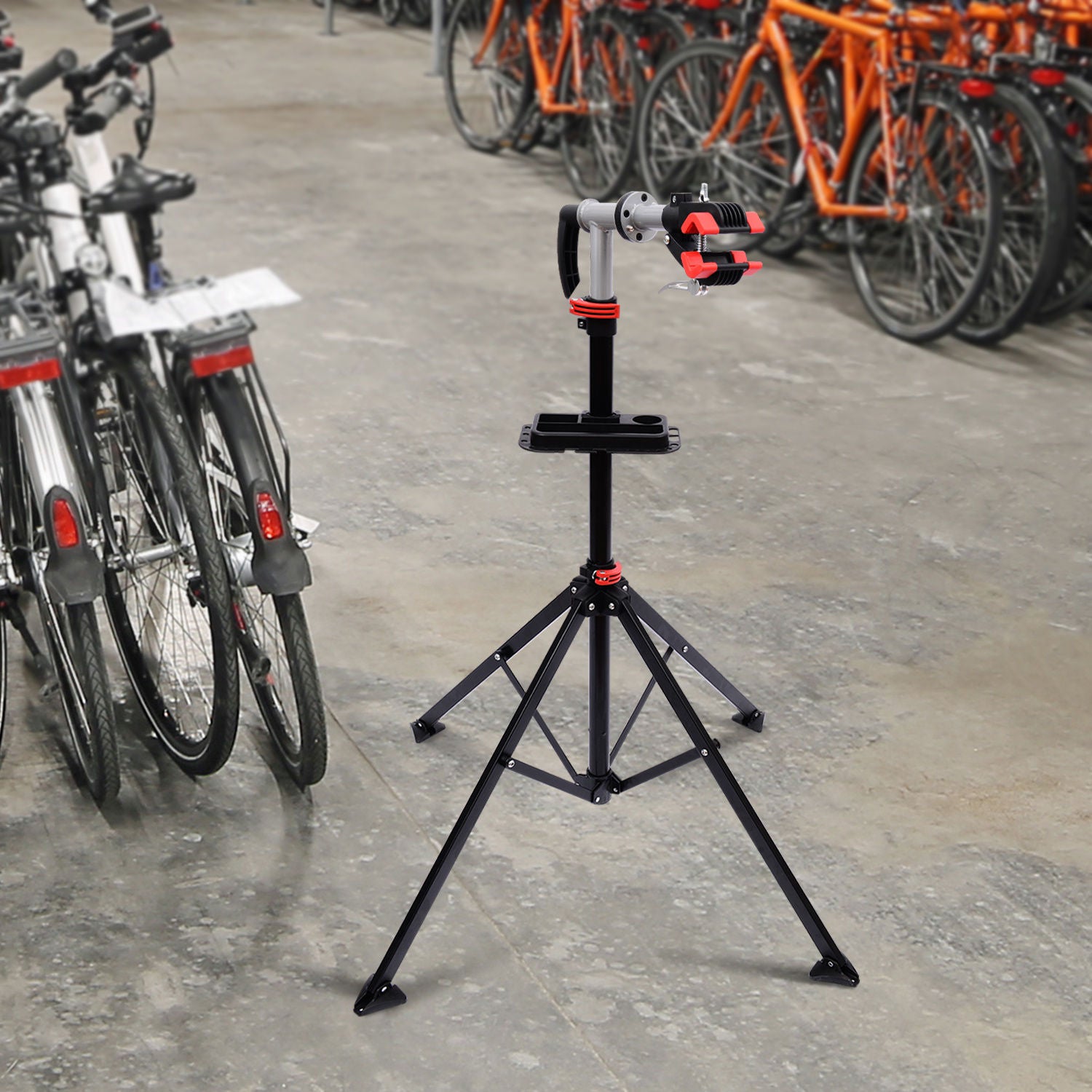 Nancy's Armour Bicycle Assembly Stand - Zwart - Staal - 39,37 cm x 39,37 cm x 70,87 cm