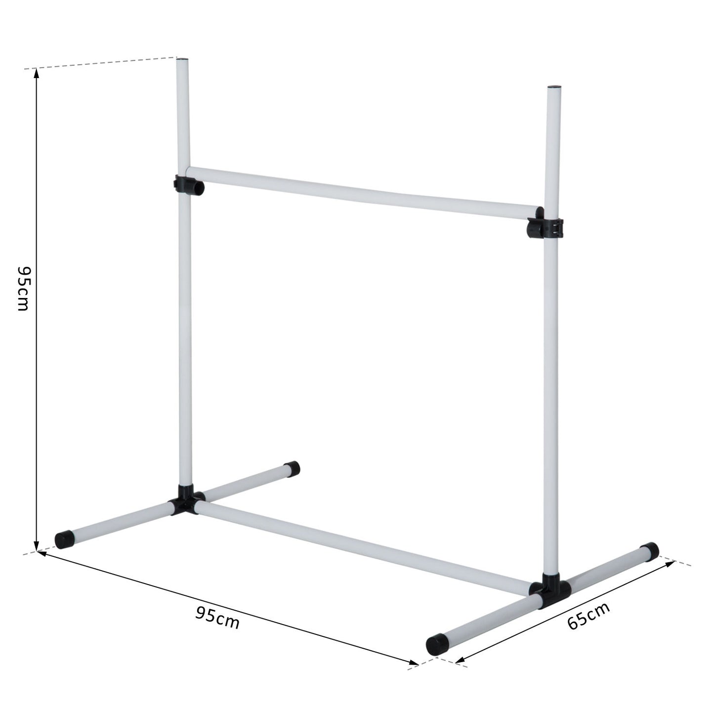 Nancy's Arrow Lake Agility Hurdle Set - Wit - Kunststof - 37,4 cm x 25,59 cm x 37,4 cm