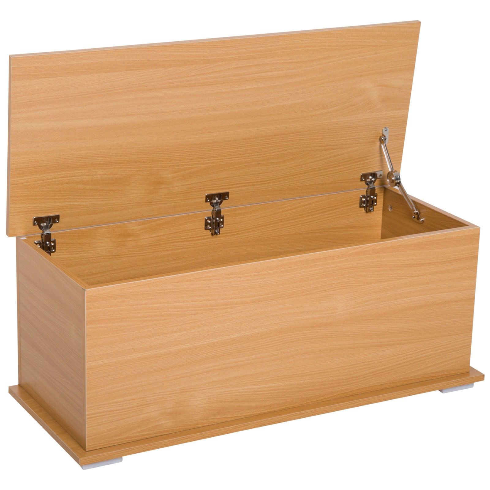 Nancy's Art Creek Kist met Scharnierend - Beuken - Spaanplaat - 15,74 cm x 39,37 cm x 55,11 cm