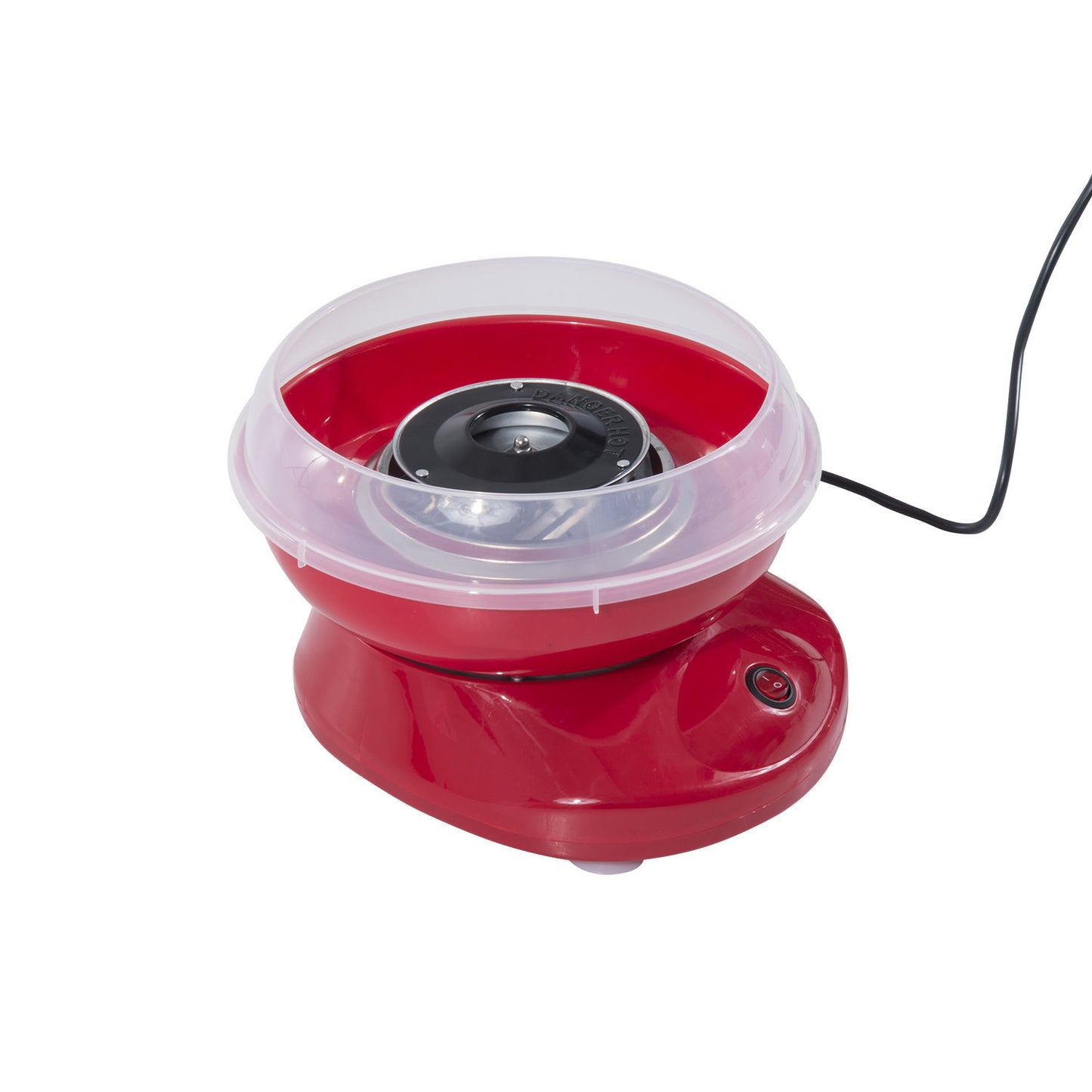 Nancy's Asiginack Suikerspinmachine - Suikerspin maker - Met Antiaanbaklaag - Rood - Roestvrij Staal