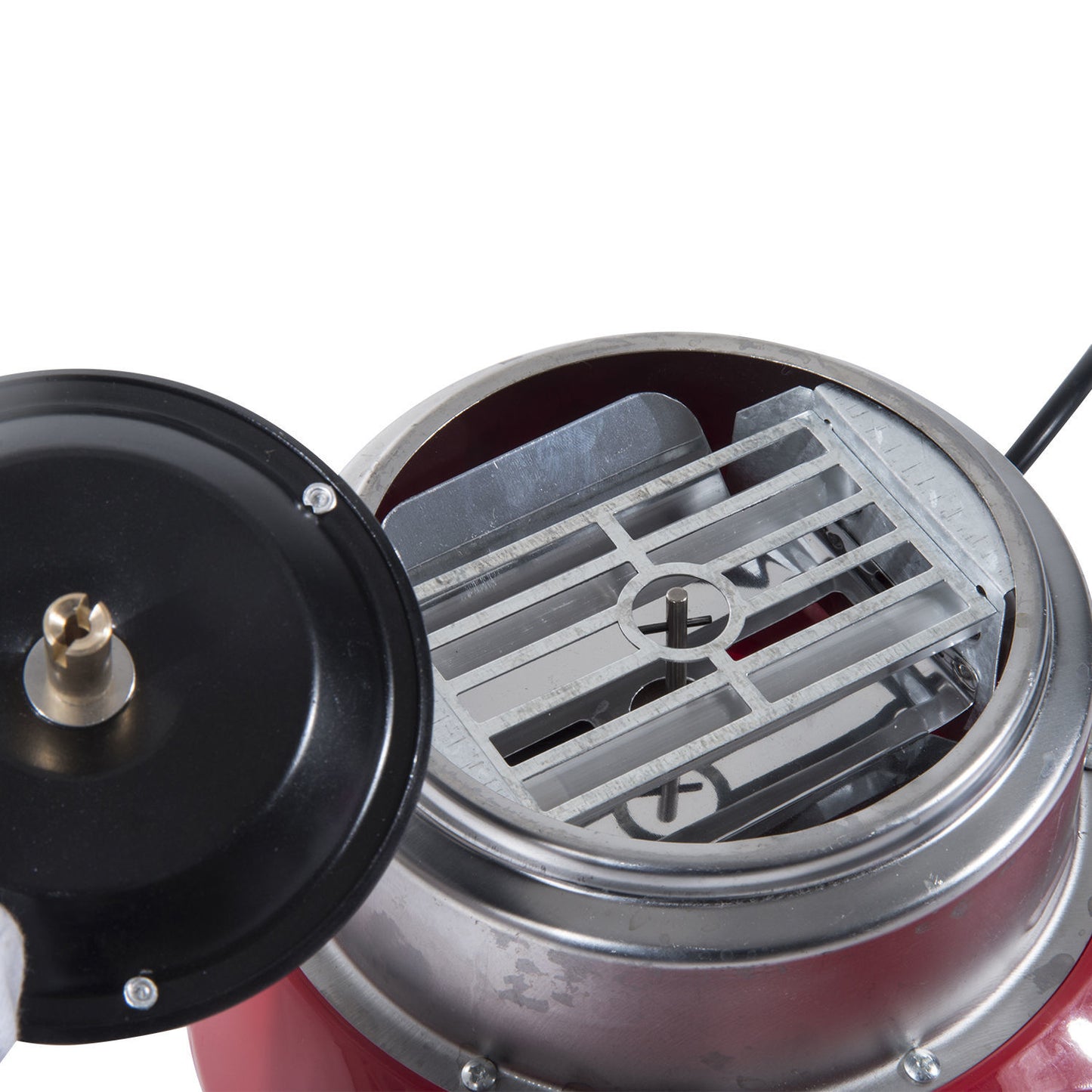 Nancy's Asiginack Suikerspinmachine - Suikerspin maker - Met Antiaanbaklaag - Rood - Roestvrij Staal