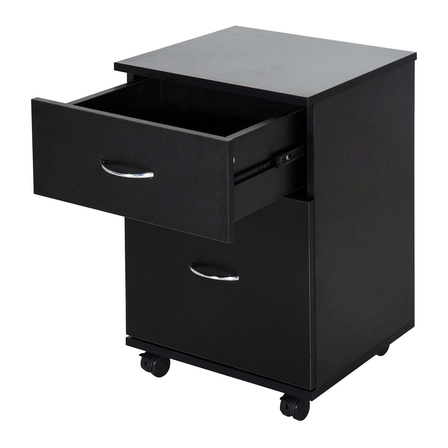 Nancy's Santa Clarita Archiefkast - Ladeblok - Metaal - 2 Lades - Zwart