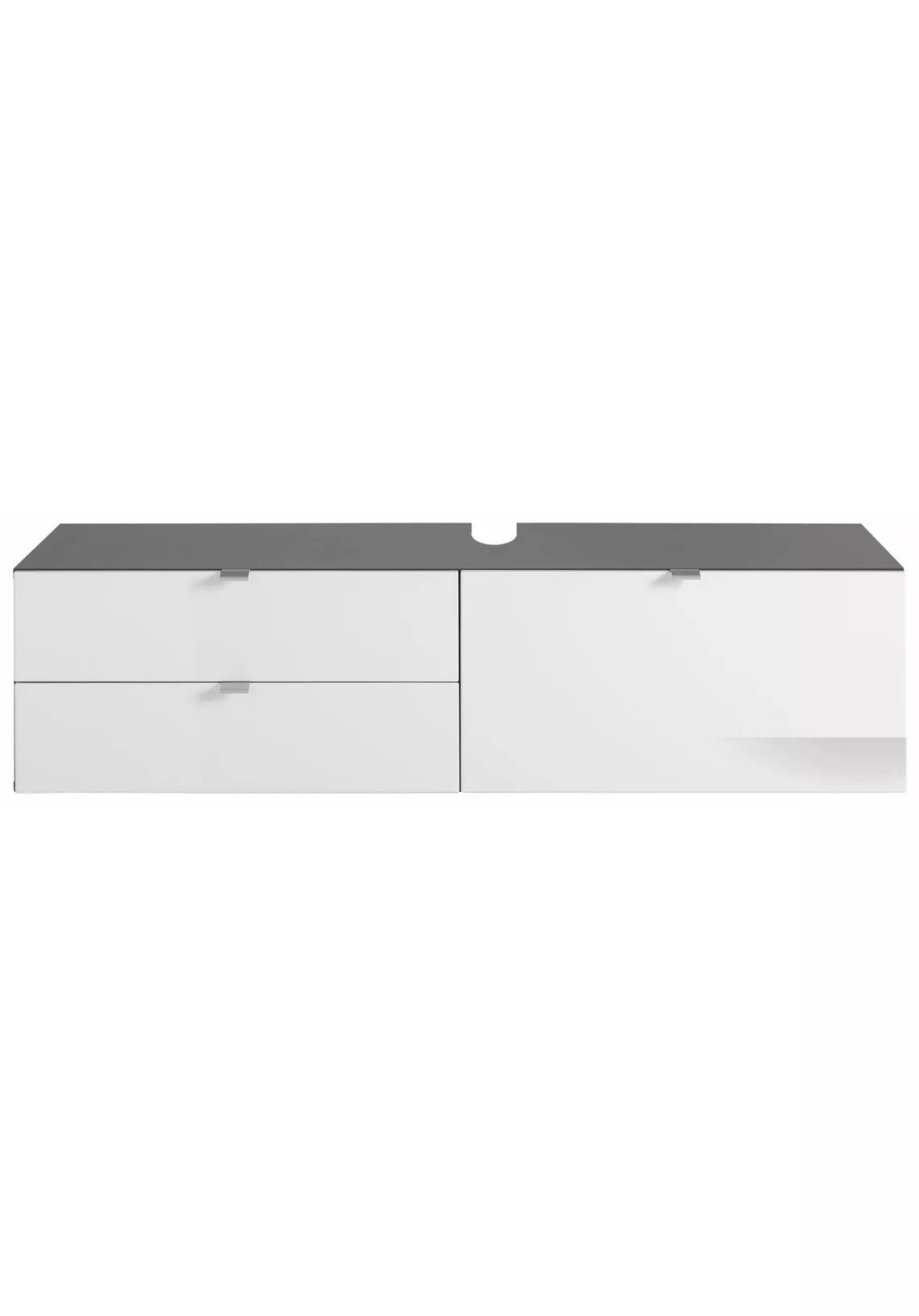 Nancy's Cambil Wastafelonderkast - Onderbouwkast - Hoogglans - 140 x 35 x 53 cm