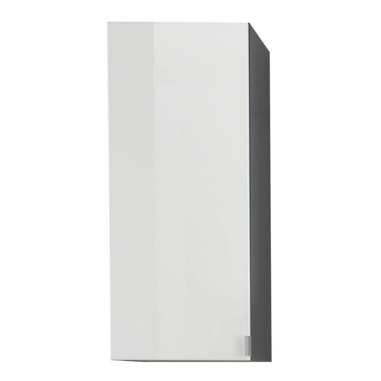 Meuble de salle de bain Nancy's Cambil - Meuble de rangement - Miroir - 35 x 83 x 31 cm