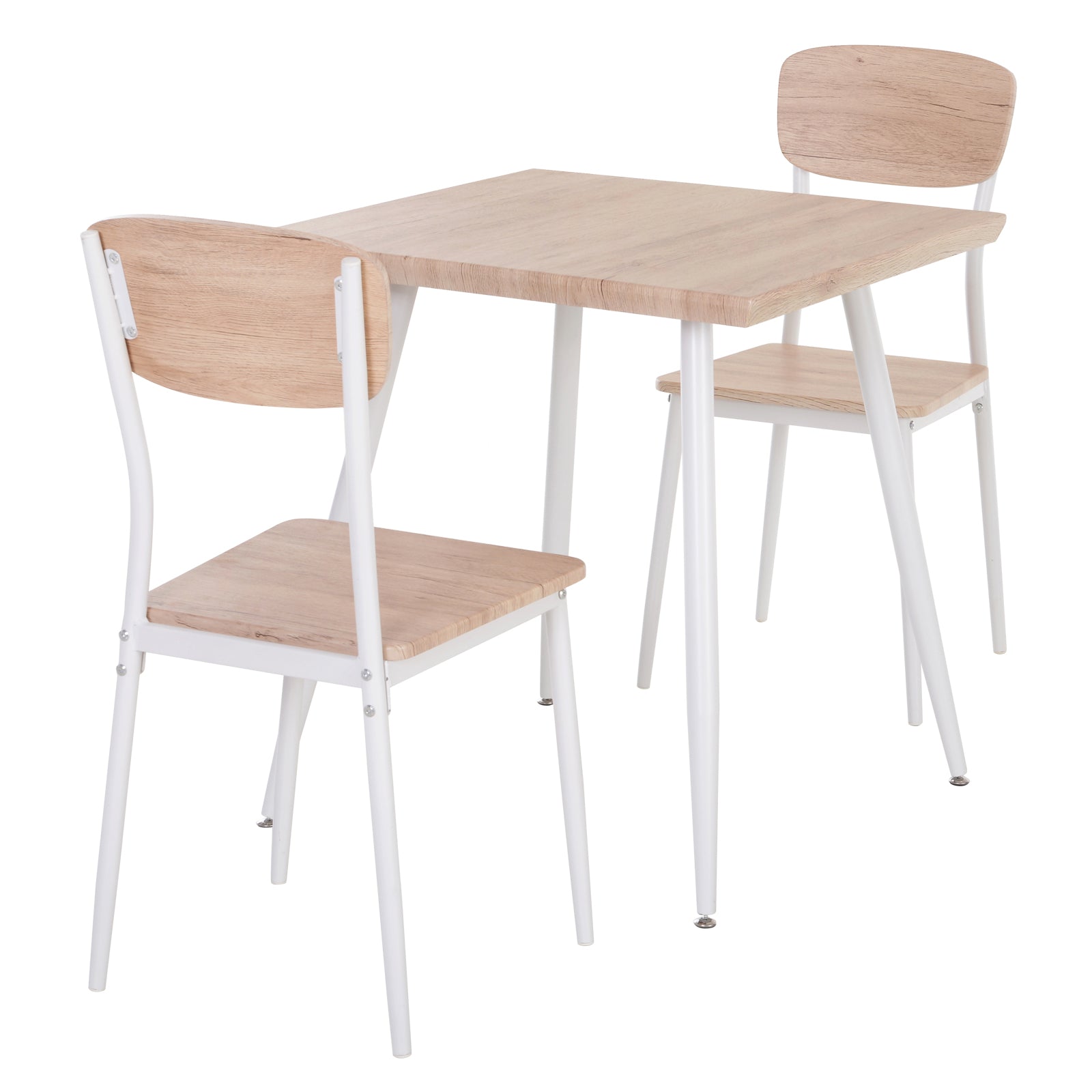 Nancy's Eastport Dining Set - Dining Table - Dining Chairs - 3-Piece - Wood / White