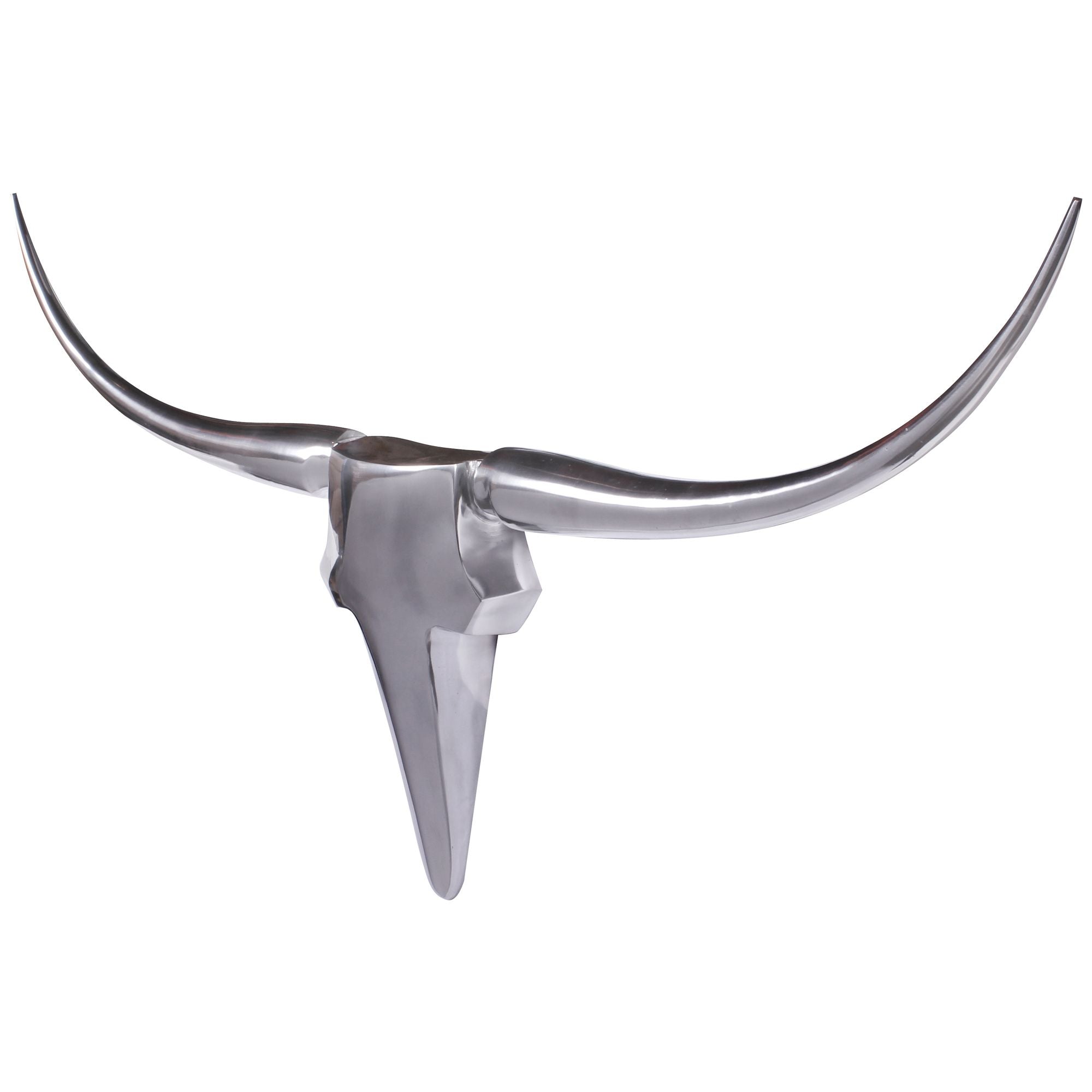 Nancy's Bull Antlers L Décoration - Décoration murale - Décoration murale - Bois muraux - Aluminium - Argent
