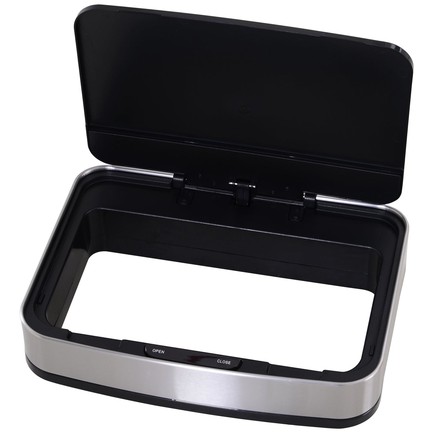 Nancy's Bozeman Prullenbak - Sensor Prullenbak - Afvalscheidingssysteem - 72 L - 3-Vaks - RVS - 42 x 30 x 81 cm - Zilver