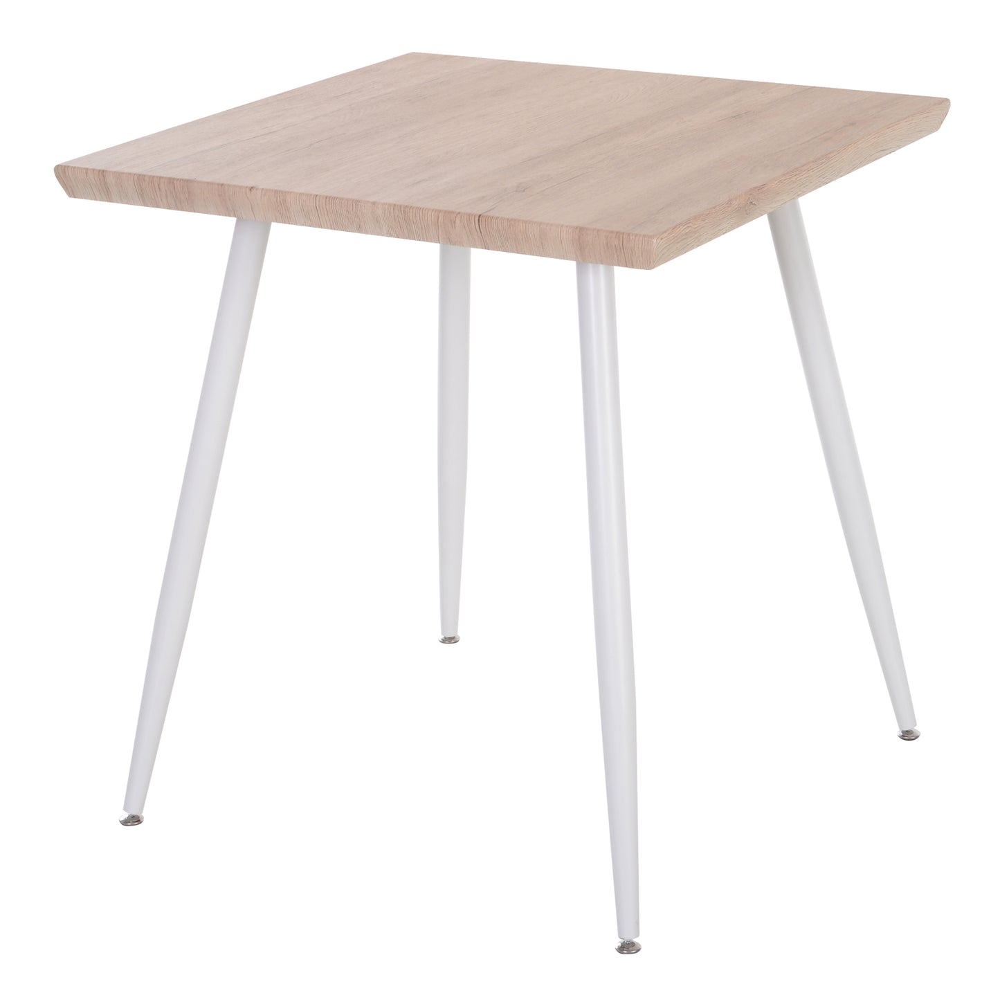 Nancy's Eastport Eetkamerset - Eettafel - Eetkamerstoelen - 3-Delig - Hout / Wit