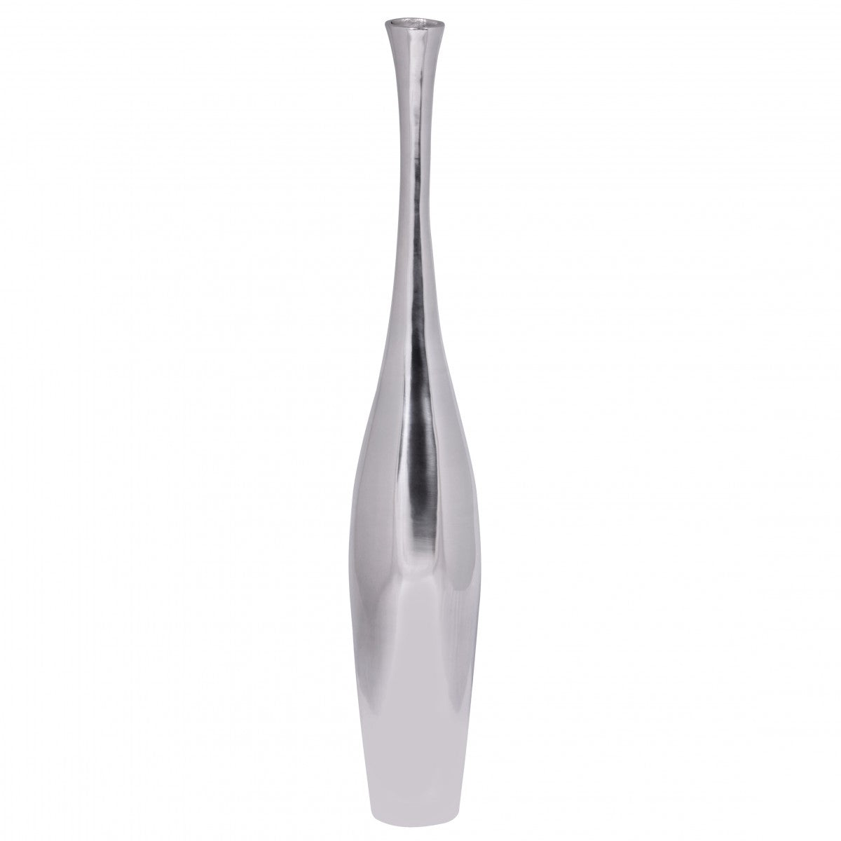 Nancy's Bulara Flower Vase - Decoration - Modern Vase - Design - Silver - Aluminum