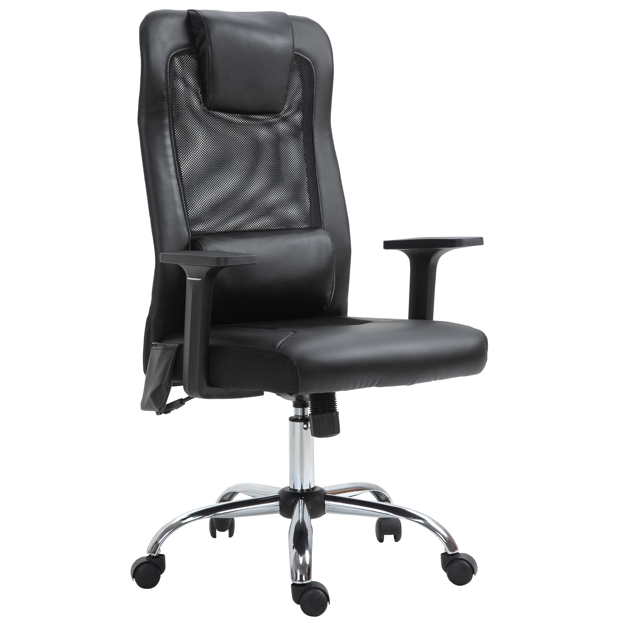 Chaise de bureau Nancy's Cripple Creek - Alimentation - Fonction massage - Réglable en hauteur - Noir