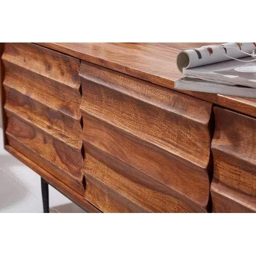 Nancy's Duna Dressoirs - TV-Kast - TV Meubel - Lowboard - Massief Sheeshamhout - ± 150 x 40 x 50 cm