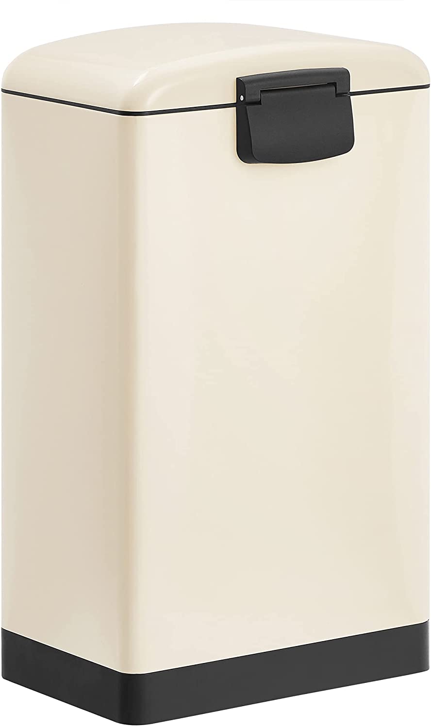 Nancy's Chipman Pedaalemmer - Afvalemmer - Prullenbak - Crème Wit - Staal - 30 Liter