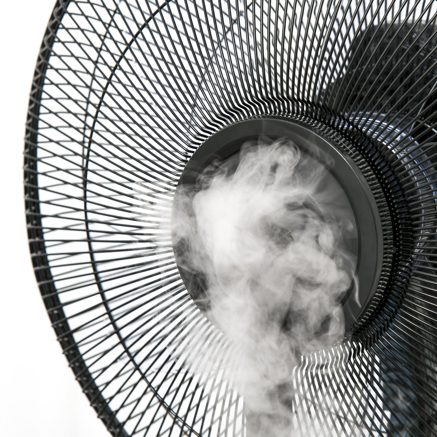 Nancy's New Haven Statiefventilator - Mistventilator - LED-Paneel - 3 Snelheden - Staal - Zwart - 44,5 x 135 cm