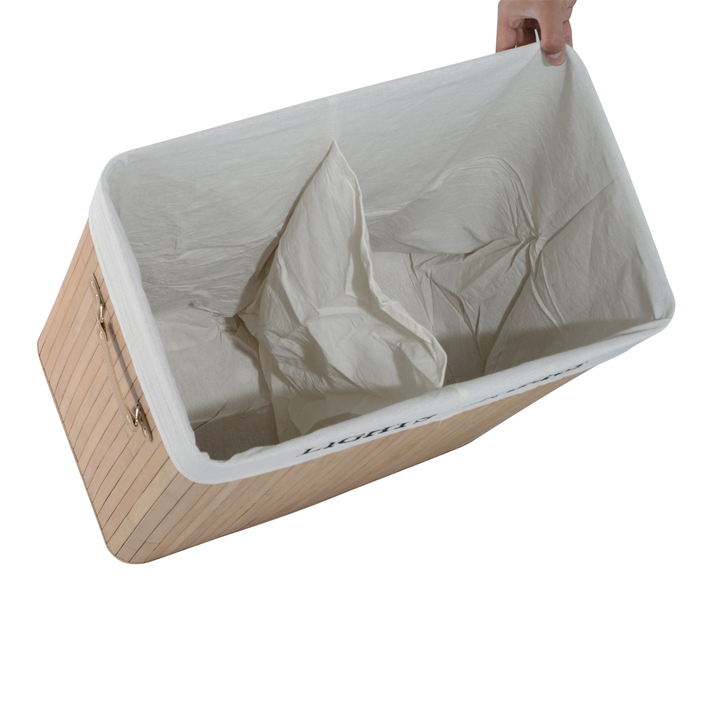 Nancy's Gresham Wasmand - Wasbox - Bamboe - 100 Liter