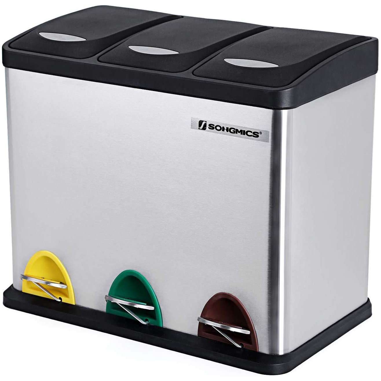 Nancy's Aboboreira Prullenbak - Afvalscheiding - Pedaalemmer - Afvalemmer - 24 Liter