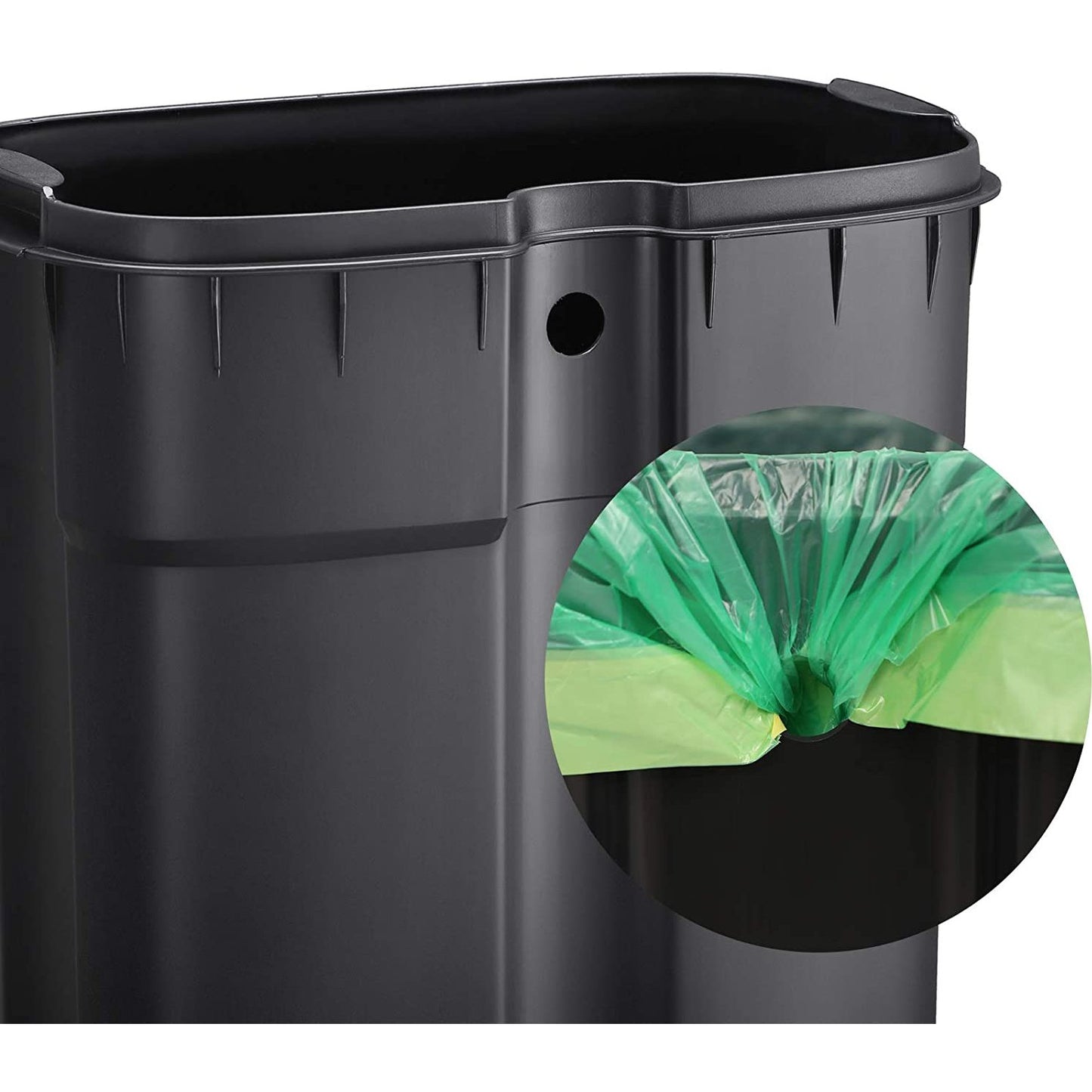 Nancy's Hawker Pedaalemmer - Prullenbak - Afvalemmer - Wit - Softclose - 30 Liter