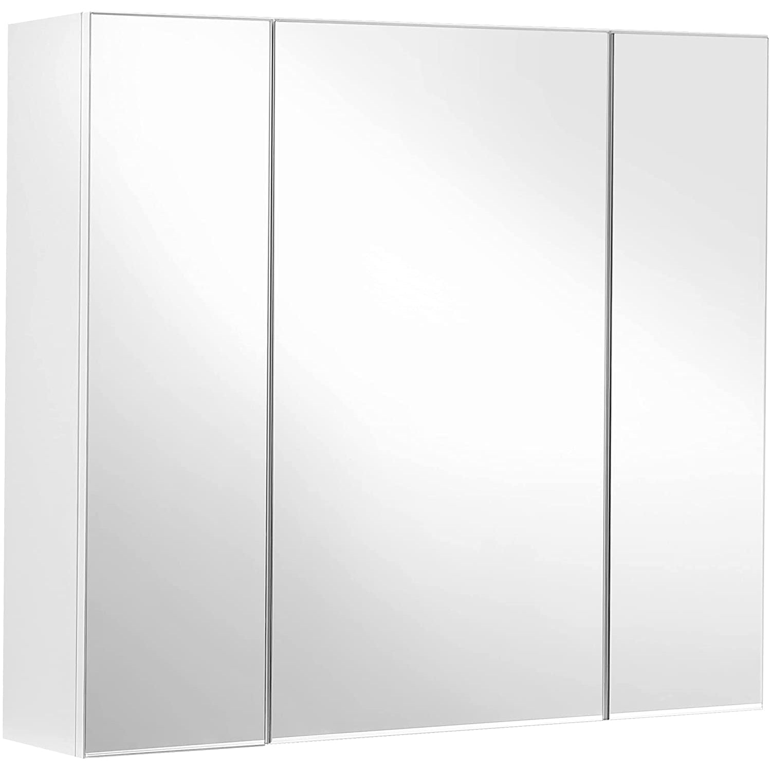 Nancy's Gadsby Mirror cabinet - Bathroom cabinet - Storage cabinet - Wall cabinet - White - 60 x 15 x 55 cm