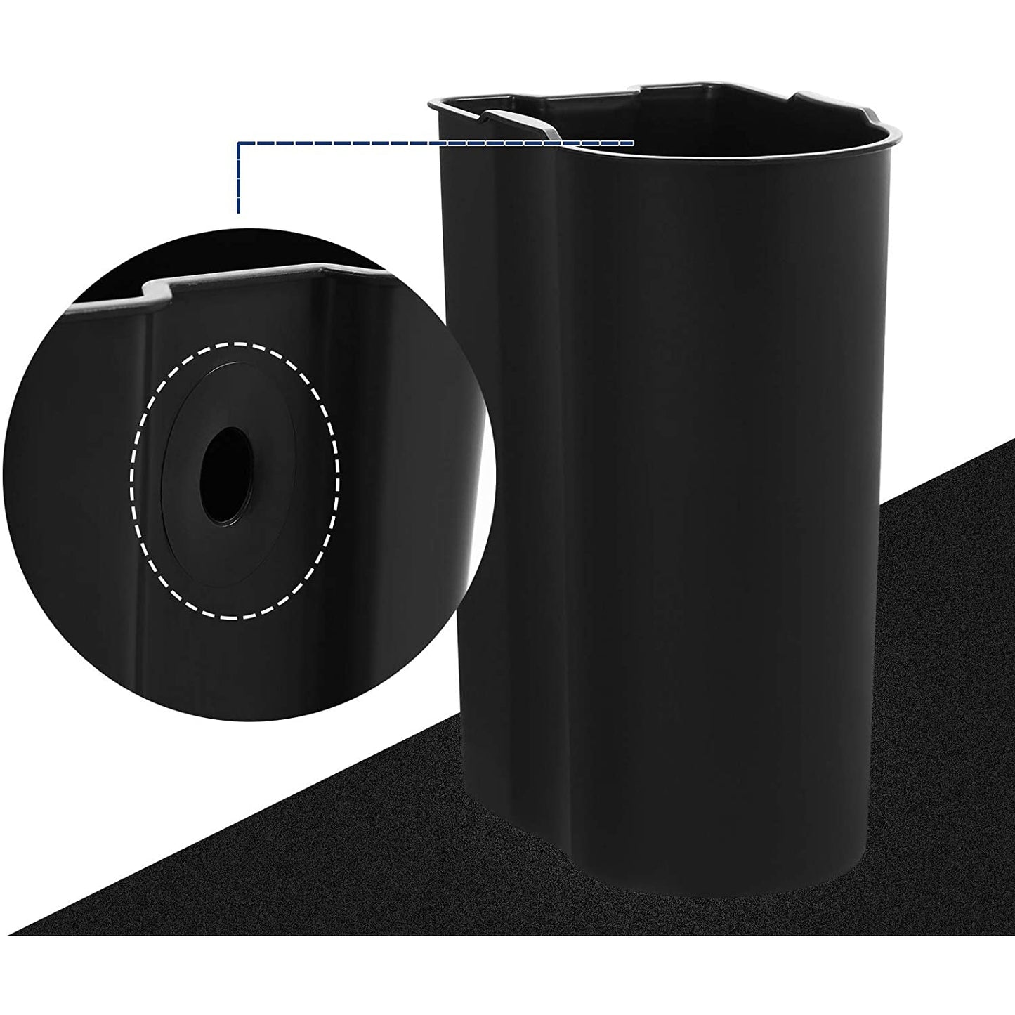 Nancy's Alges Pedaalemmer - Prullenbak - Afvalemmer - RVS - Zilver - 10 Liter